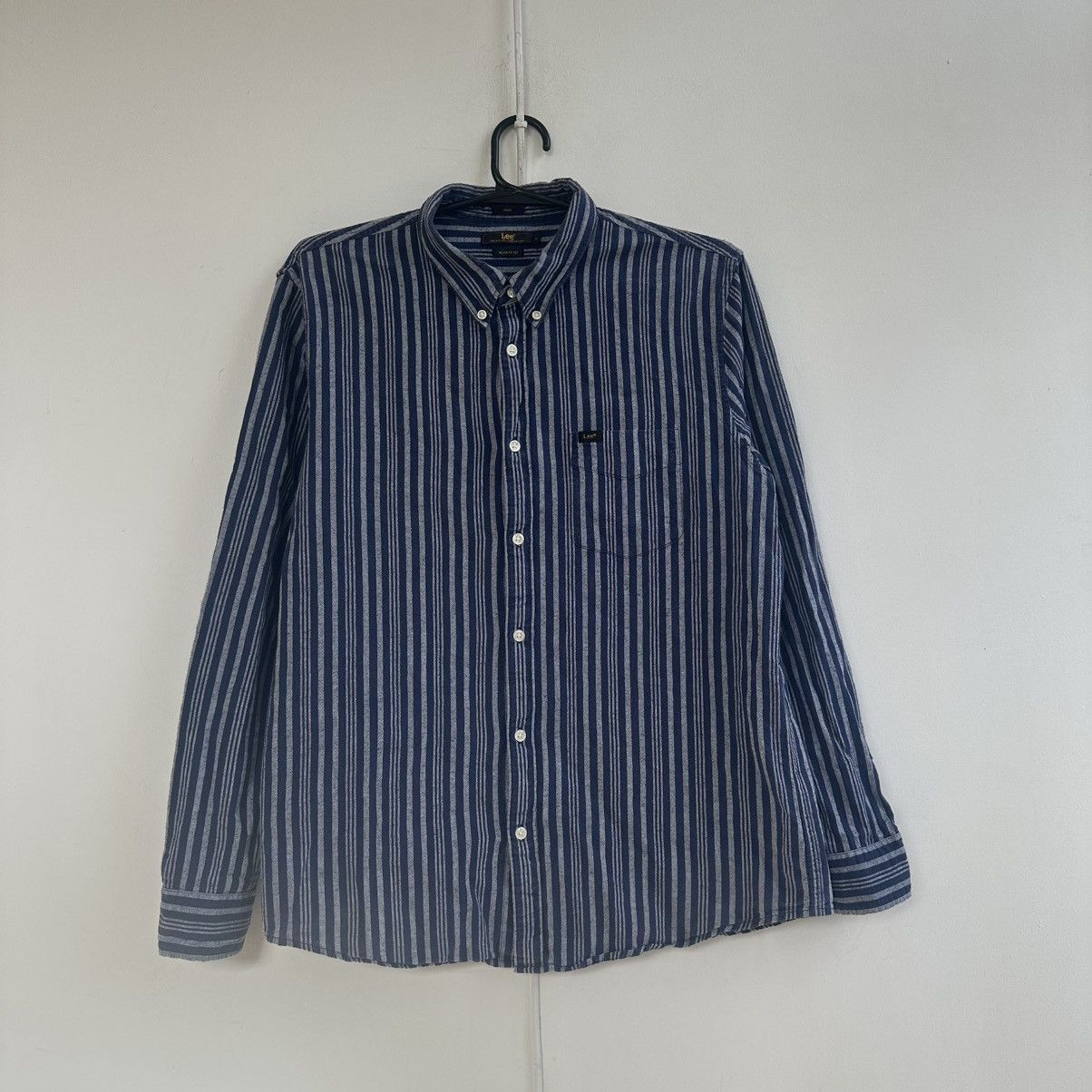 Lee Vintage Lee linen striped Western Shirt USA Size US XL / EU 56 / 4 - 7 Thumbnail