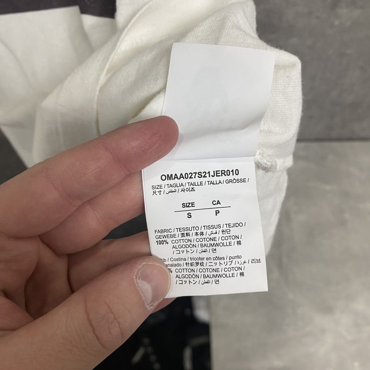 Off-White Off-White Caravaggio T-Shirt Big Logo Size US S / EU 44-46 / 1 - 13 Thumbnail