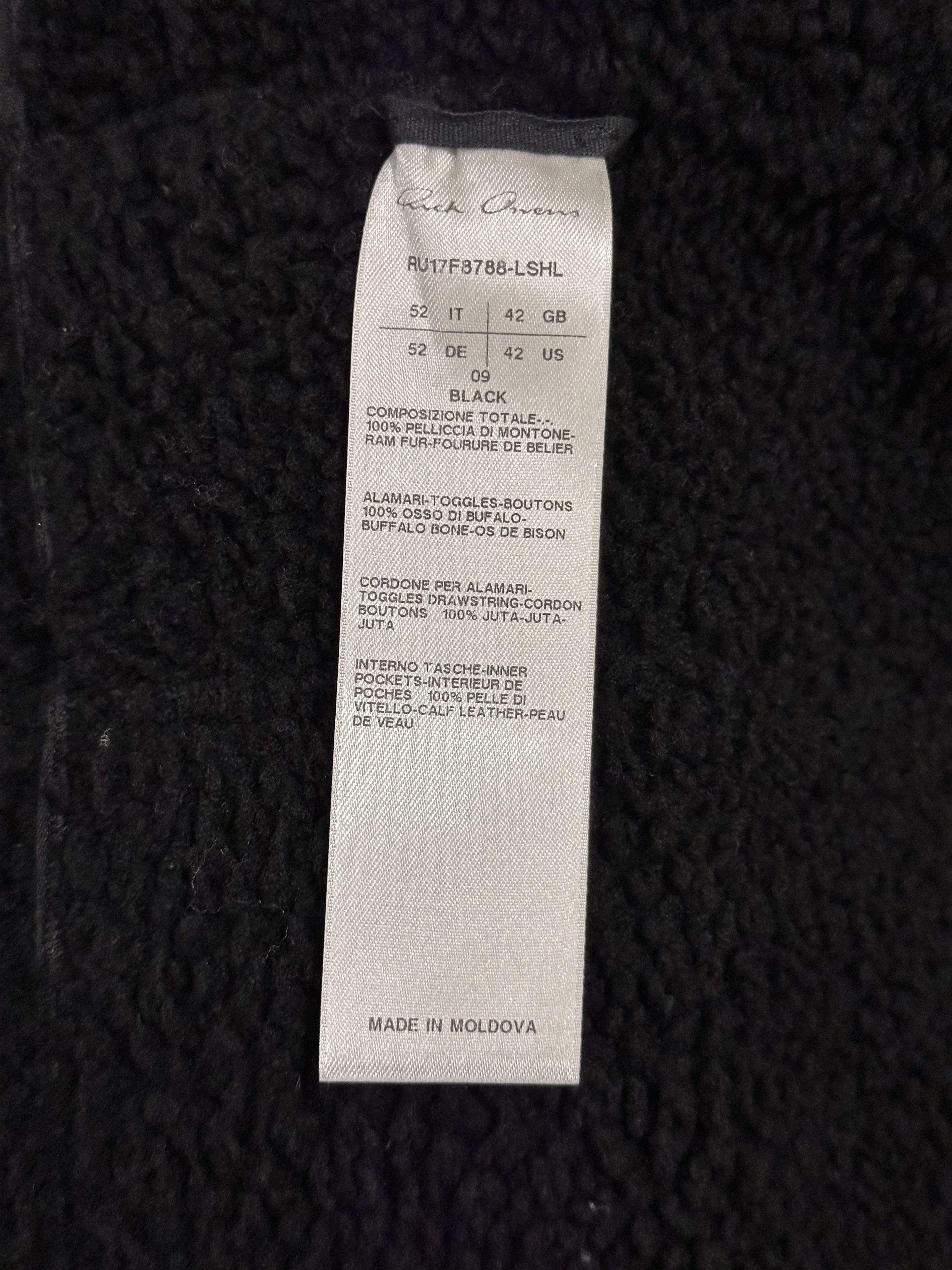 Rick Owens RIck Owens 17FW GLITTER Shearling Duffle Coat Size US L / EU 52-54 / 3 - 6 Thumbnail