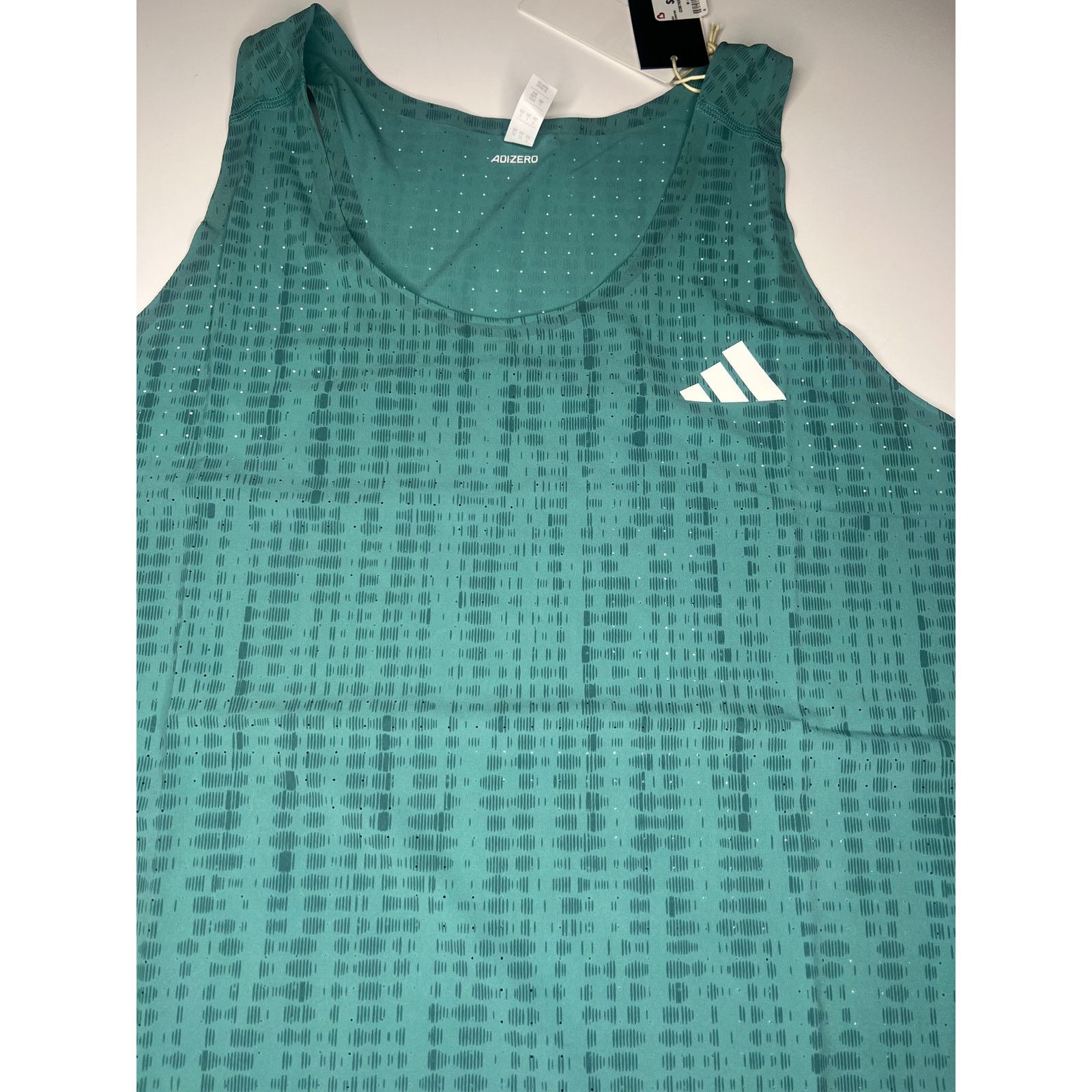 Adidas Adidas Adizero Running Singlet 'Powder Teal' Size 2XL Men's Size US XXL / EU 58 / 5 - 3 Thumbnail