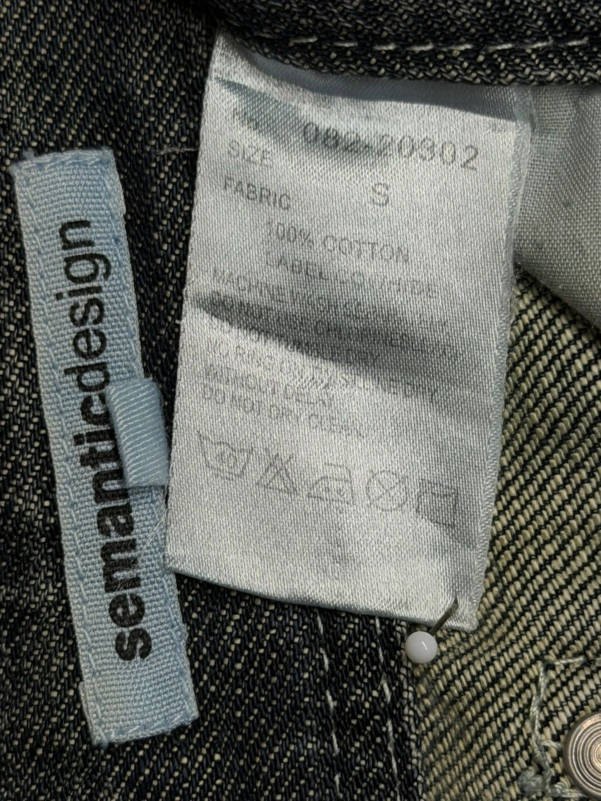 semanticdesign Vintage Semantic Design Japan Denim Jeans | Slim Bootcut W29 Size US 29 - 14 Thumbnail