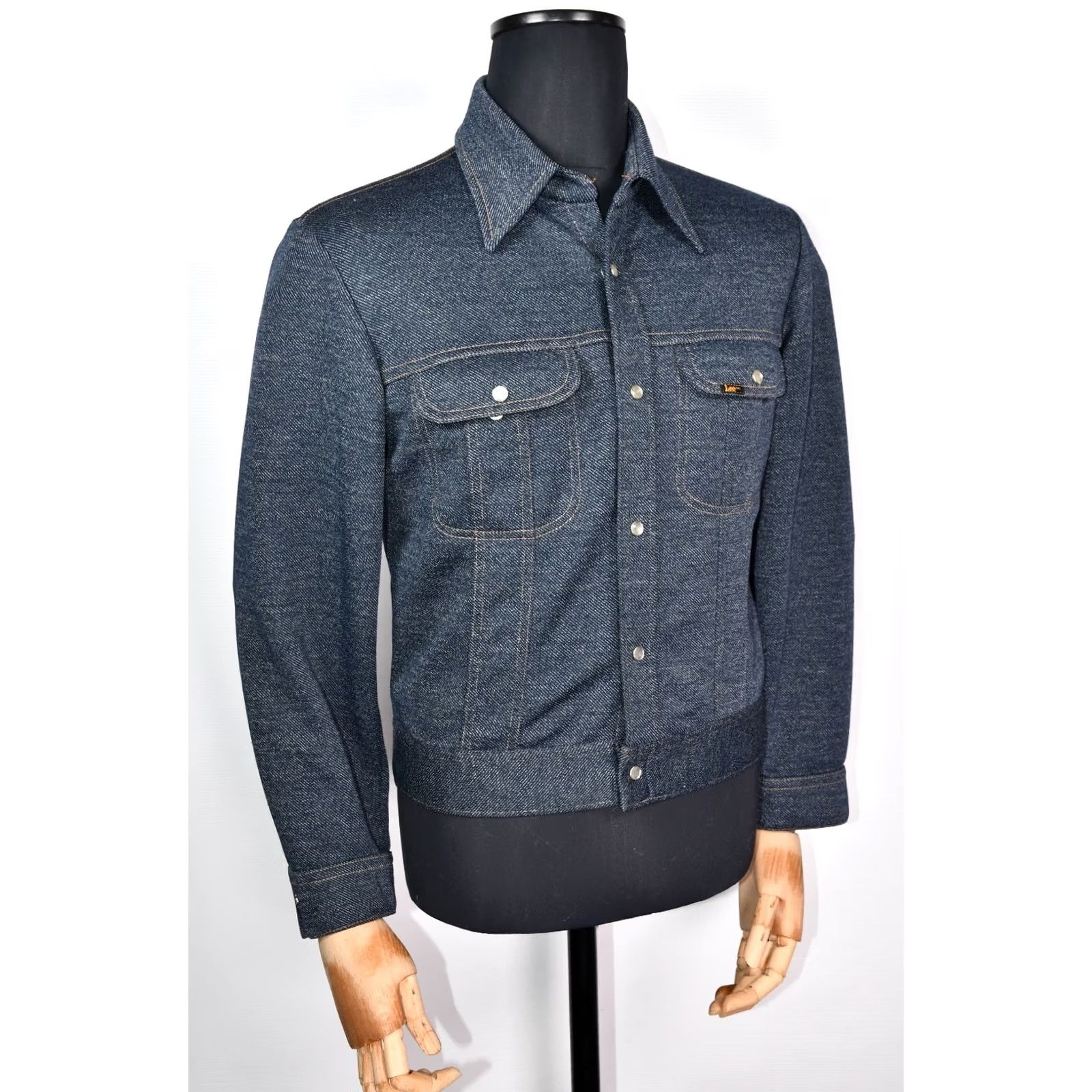 Lee Lee Denim Jacket Vintage 1970S USA Made M Blue Mens Jacket Size US M / EU 48-50 / 2 - 3 Thumbnail