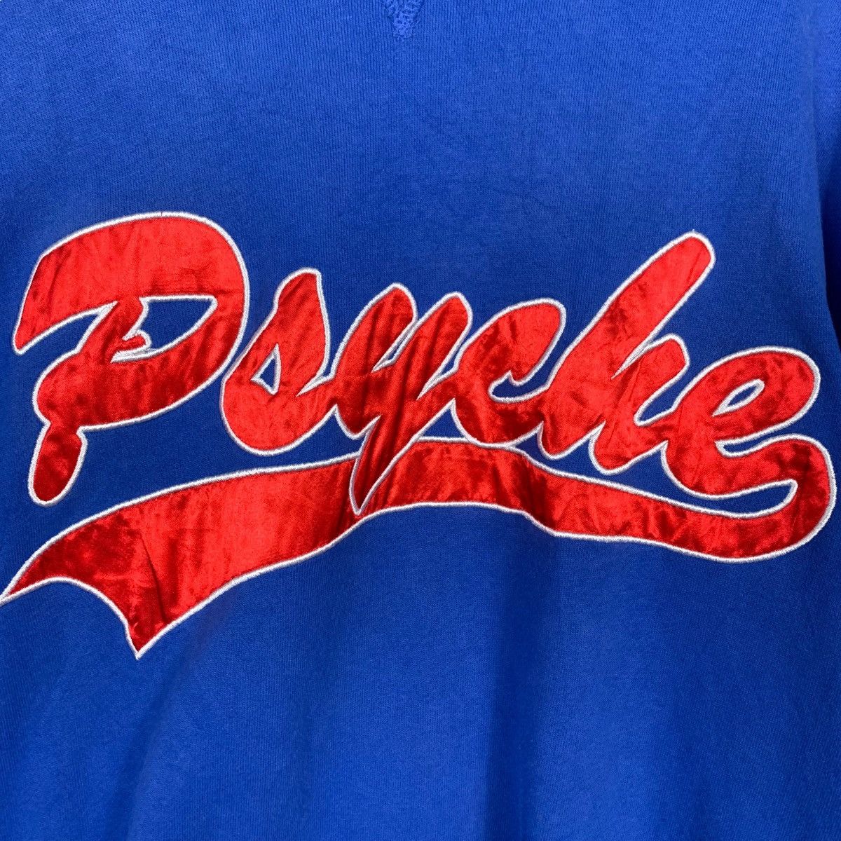 Japanese Brand Attitude Make Style! PSYCHO Crewneck Sweatshirt #3606-C165 Size US XL / EU 56 / 4 - 5 Thumbnail