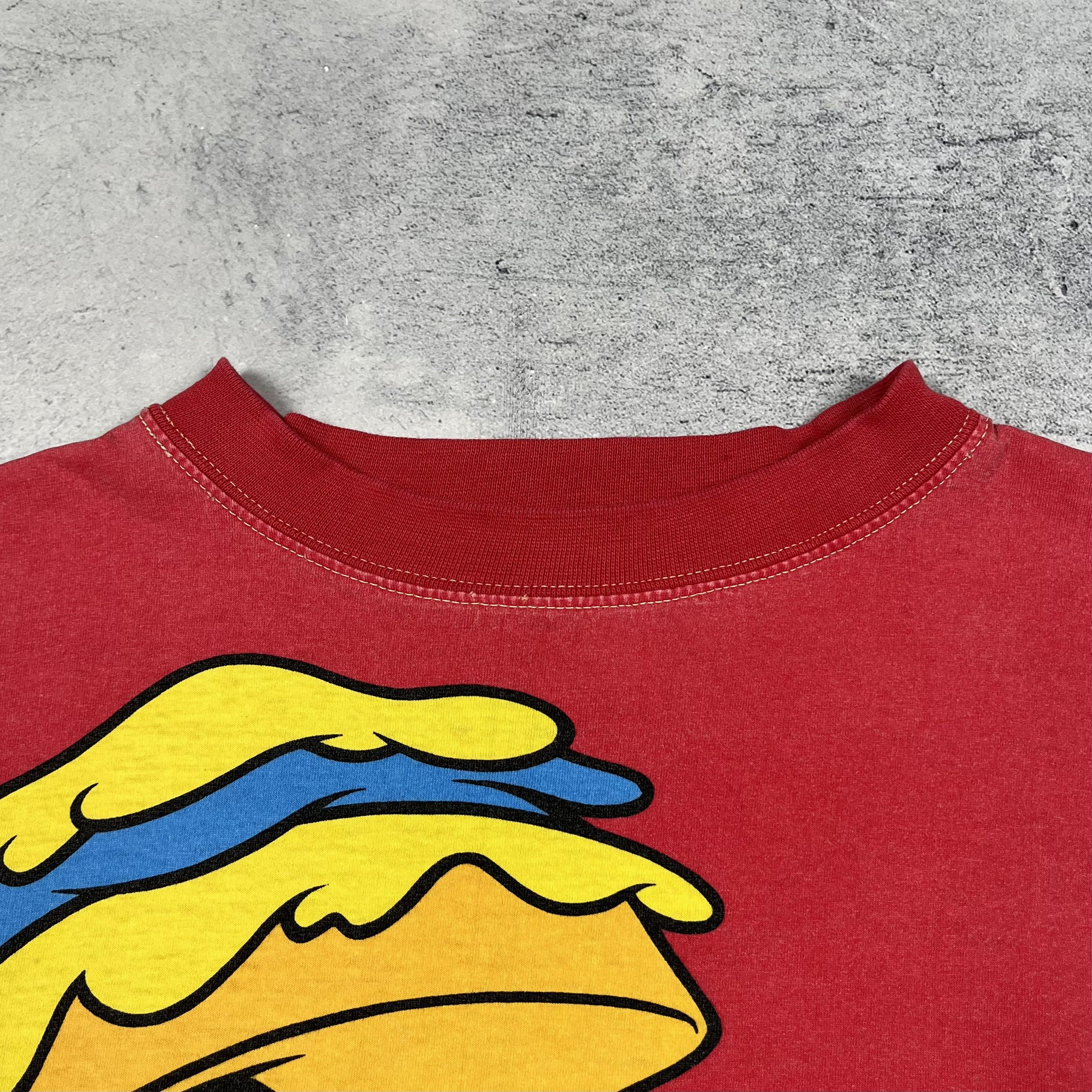 Cartoon Network Vintage Warner Bros Elmer Fudd Duffy Duck AOP T Shirt 1996 Size US S / EU 44-46 / 1 - 13 Thumbnail
