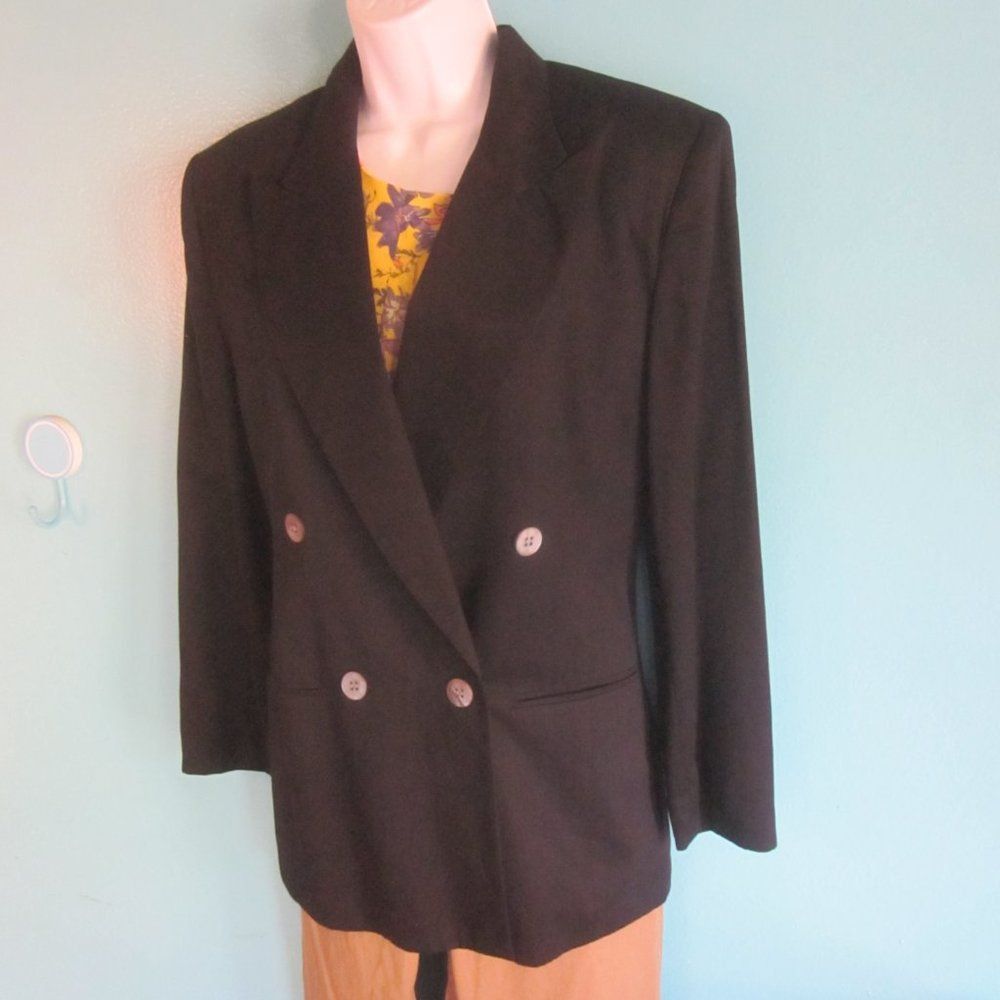 Georges Marciano Georges Marciano Womens Size 6 Vintage 80's Double Breasted Blazer Jacket Size S / US 4 / IT 40 - 13 Thumbnail