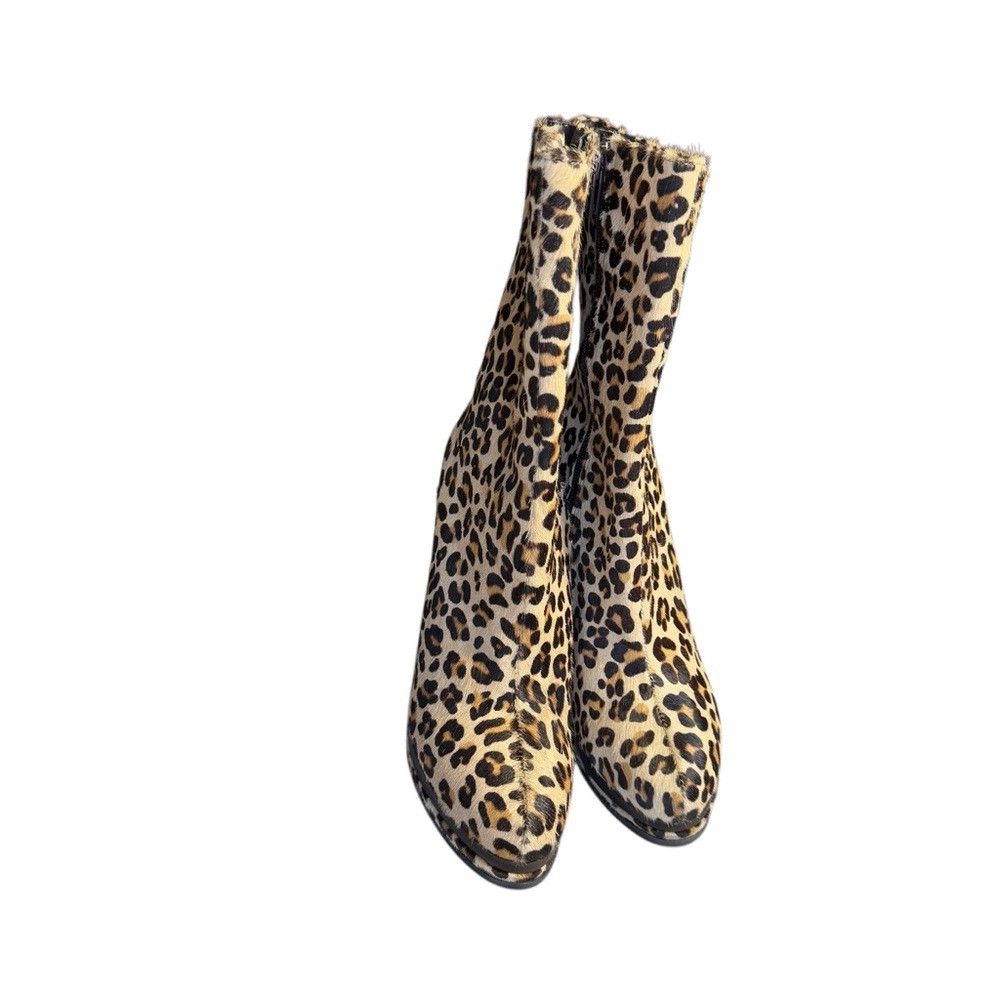 Other Kelsi Dagger Leopard Fur Platform High Heel Carlotta Boots Size US 8 / IT 38 - 7 Thumbnail