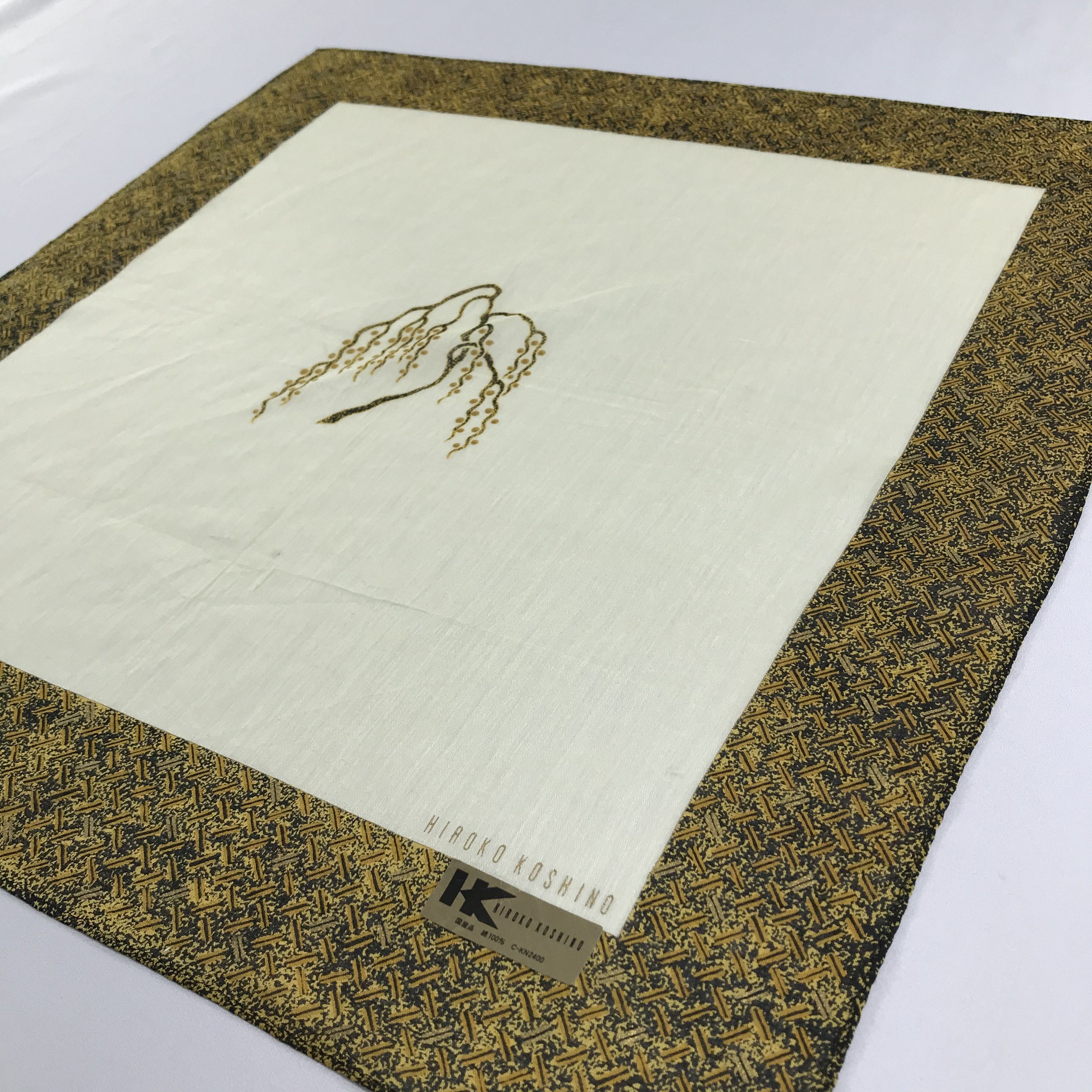 Hiroko Koshino Homme Hiroko Koshino Handkerchief Neckerchief Bandana H1140 Size ONE SIZE - 4 Thumbnail