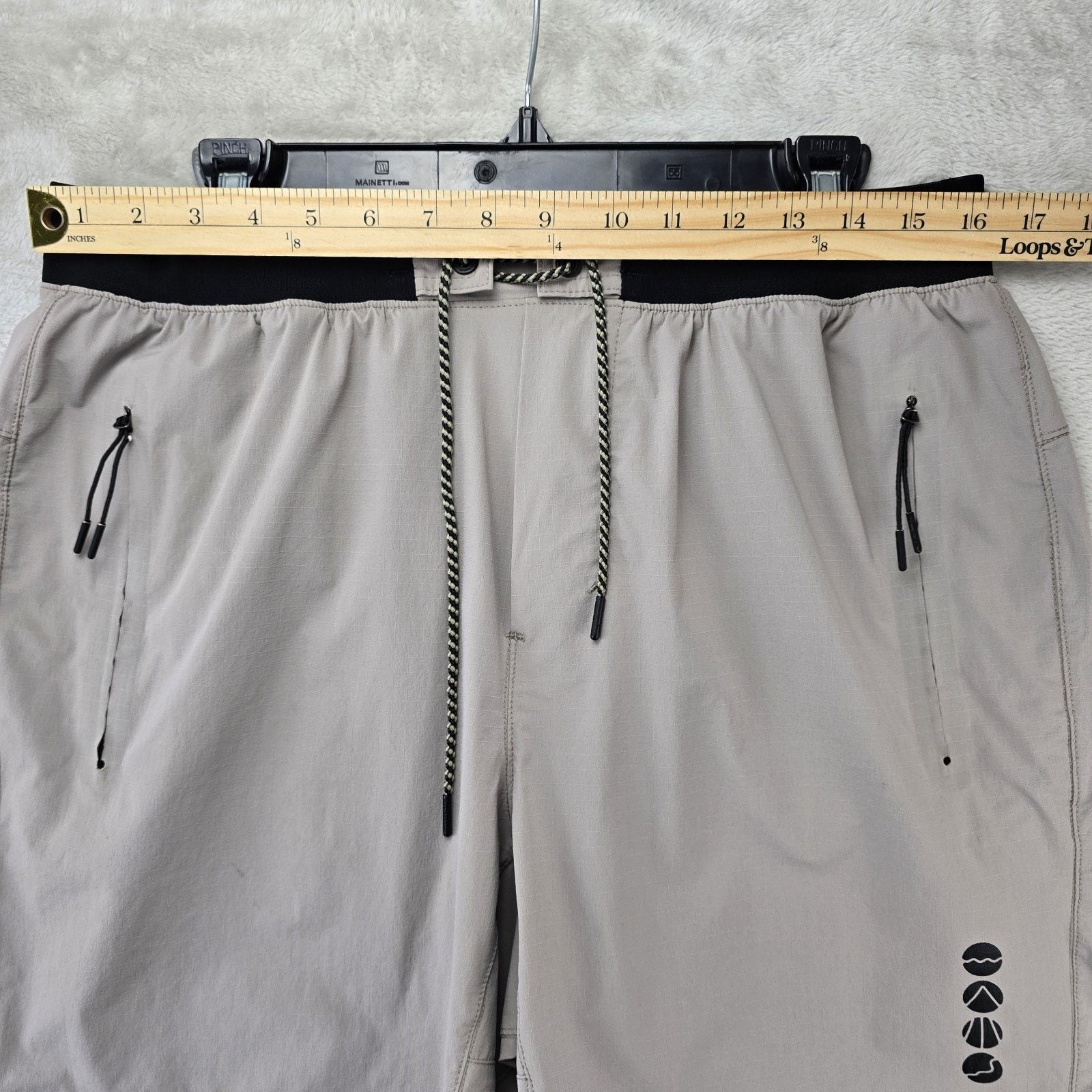 Other Bearded Goat Rambler Shorts Mens Large Beige Black Athletic Size US 32 / EU 48 - 10 Thumbnail