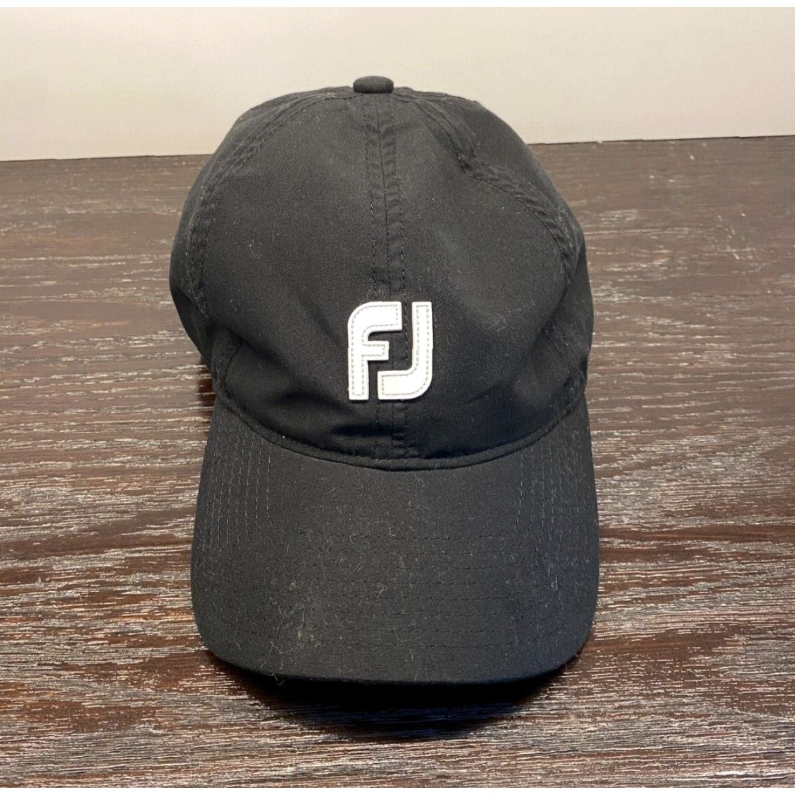 Footjoy FOOTJOY Hat Mens One Size Black DryJoys Strapback Lightweight Adjustable Golf Size ONE SIZE - 2 Thumbnail