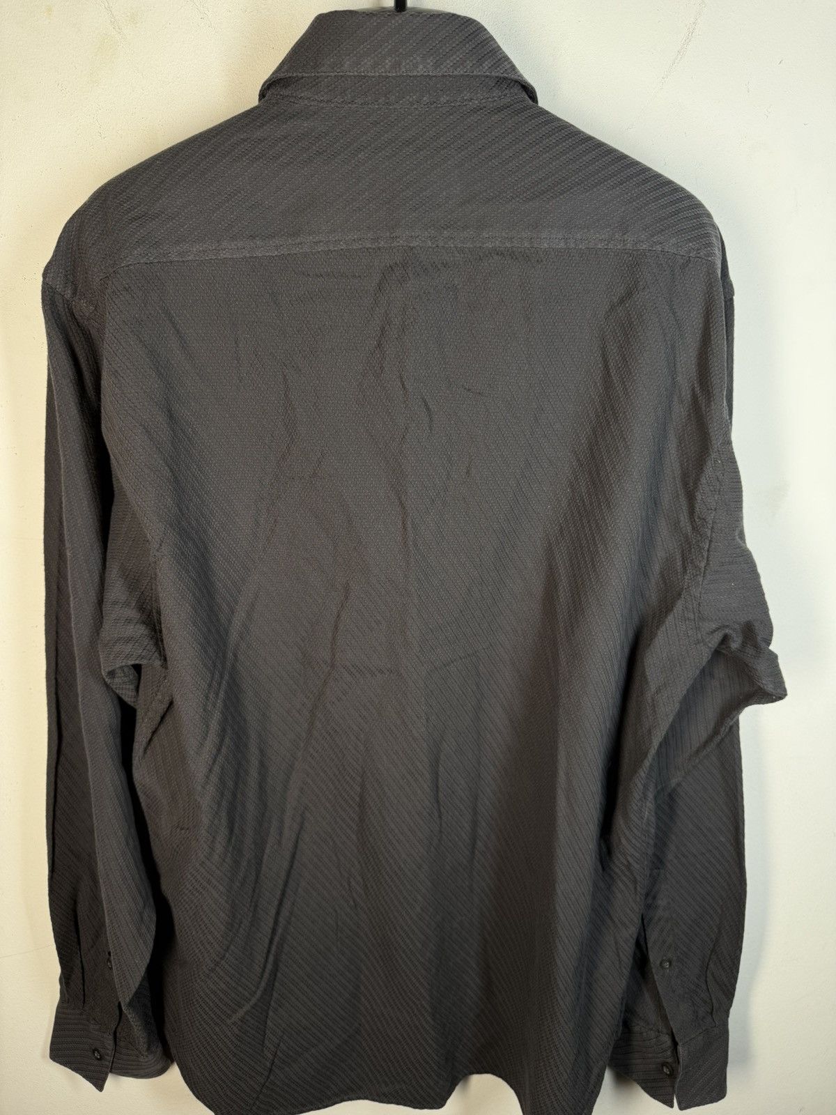 Yves Saint Laurent Carbon YSL Shirt Dark Grey Size US L / EU 52-54 / 3 - 17 Thumbnail
