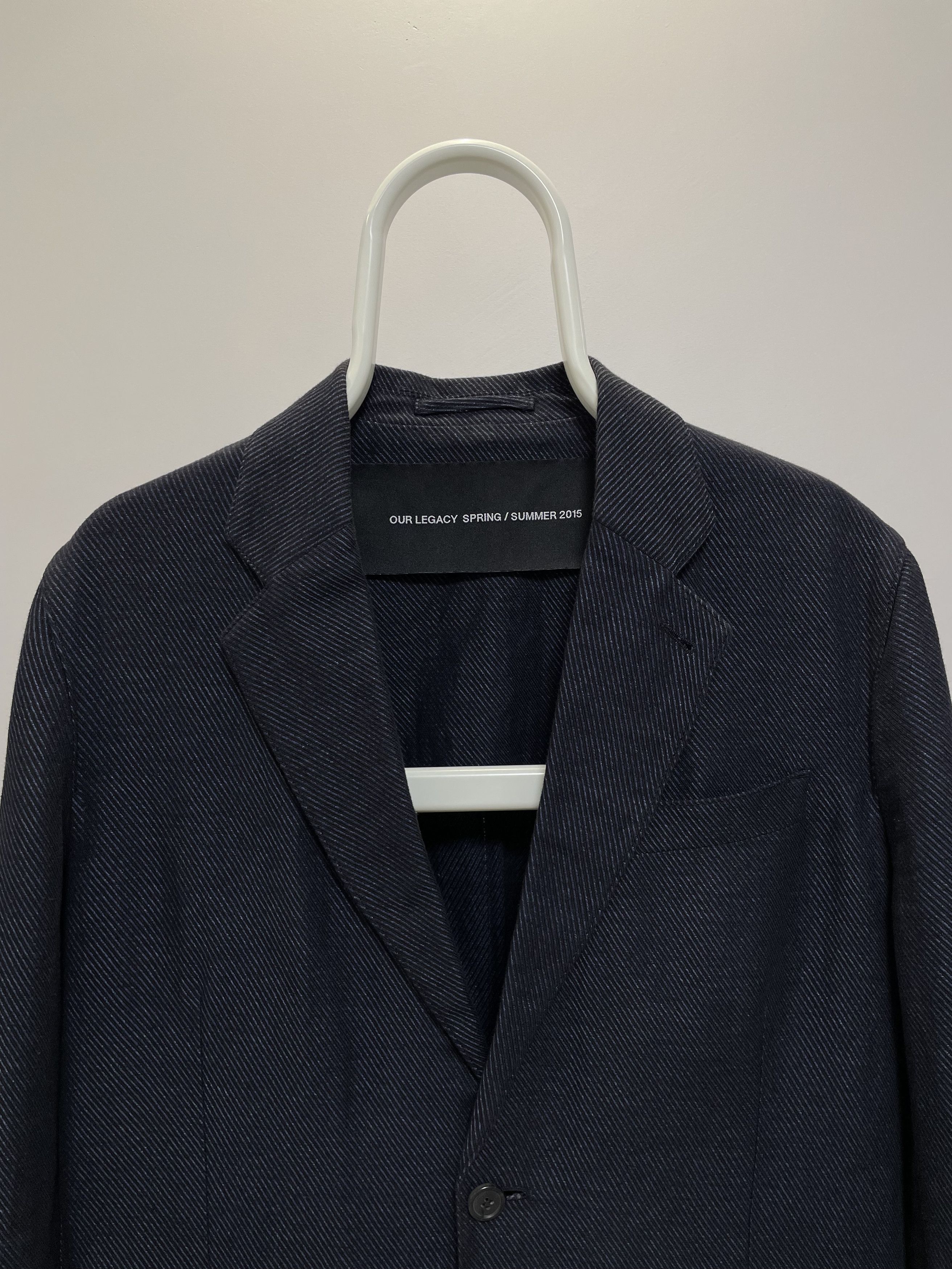 Our Legacy OUR LEGACY SS15 Indigo Twill Blazer Jacket Sport Coat EU 50 Size 40R - 8 Thumbnail