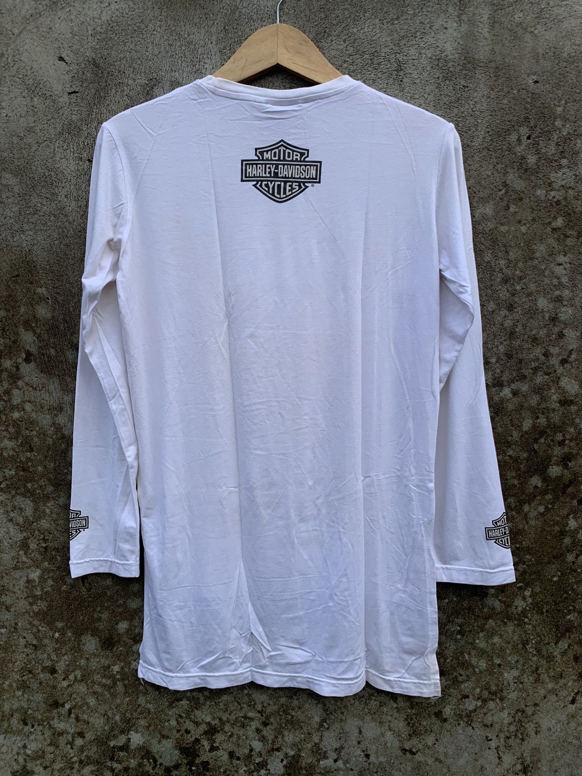 Harley Davidson × Vintage y2k Harley davidson drop tail longsleeve Size US M / EU 48-50 / 2 - 6 Thumbnail