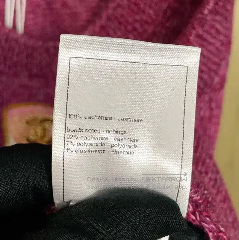 Chanel Chanel Spring Autumn Purple Cashmere Logo Sweater . Size S / US 4 / IT 40 - 9 Thumbnail