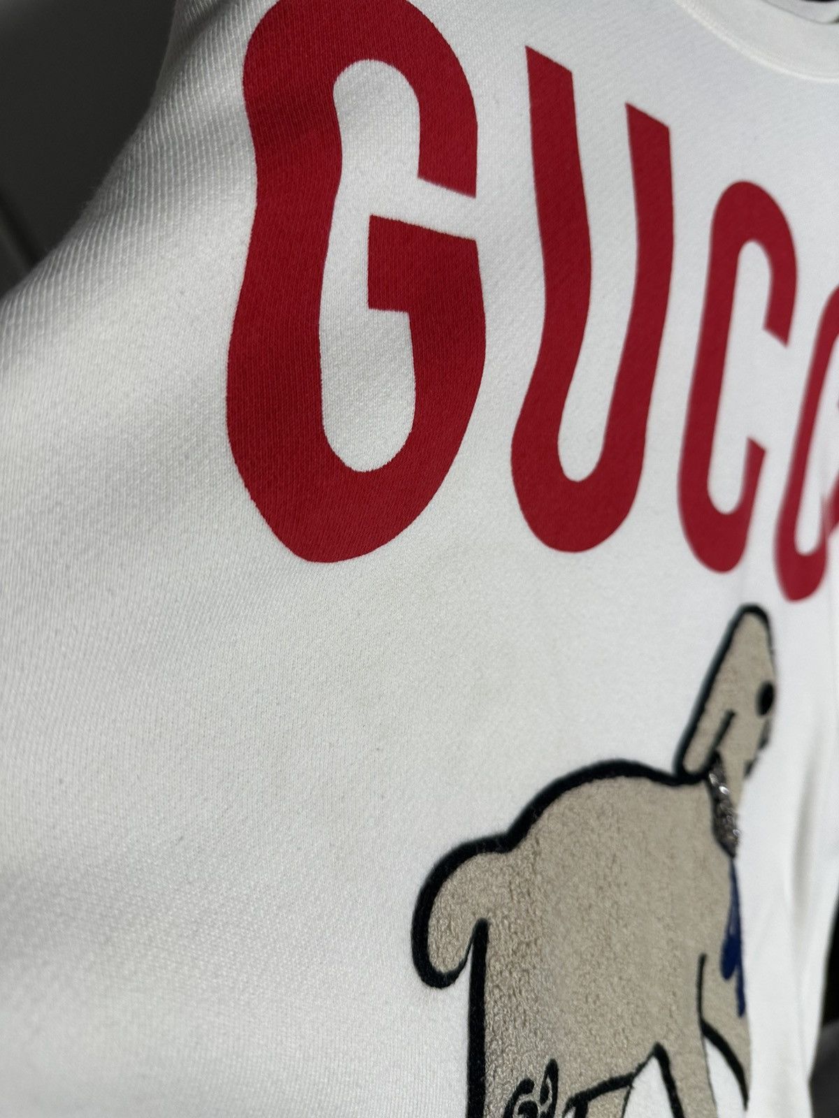 Gucci Gucci Lamb Logo White Sweatshirt Size US S / EU 44-46 / 1 - 13 Thumbnail