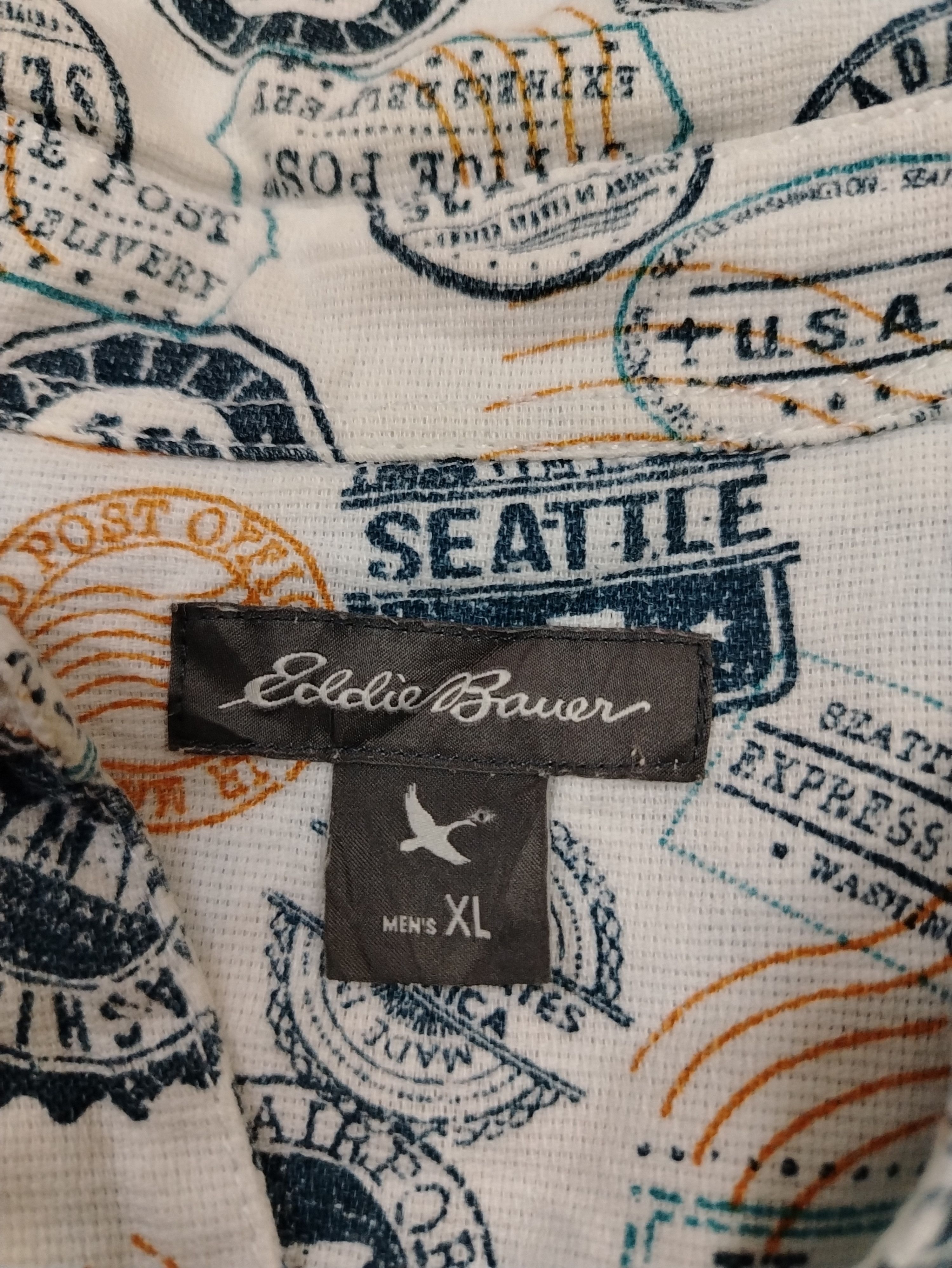 Eddie Bauer Eddie Bauer us mail full print Pullover shirt Size US XL / EU 56 / 4 - 5 Thumbnail