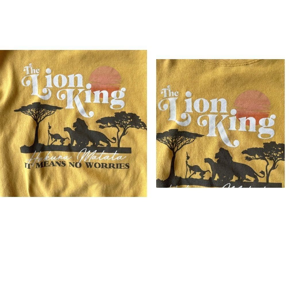 Disney × Vintage VTG Disney Lion King Sweatshirt Small Hakuna Matata No W Size US S / EU 44-46 / 1 - 3 Thumbnail