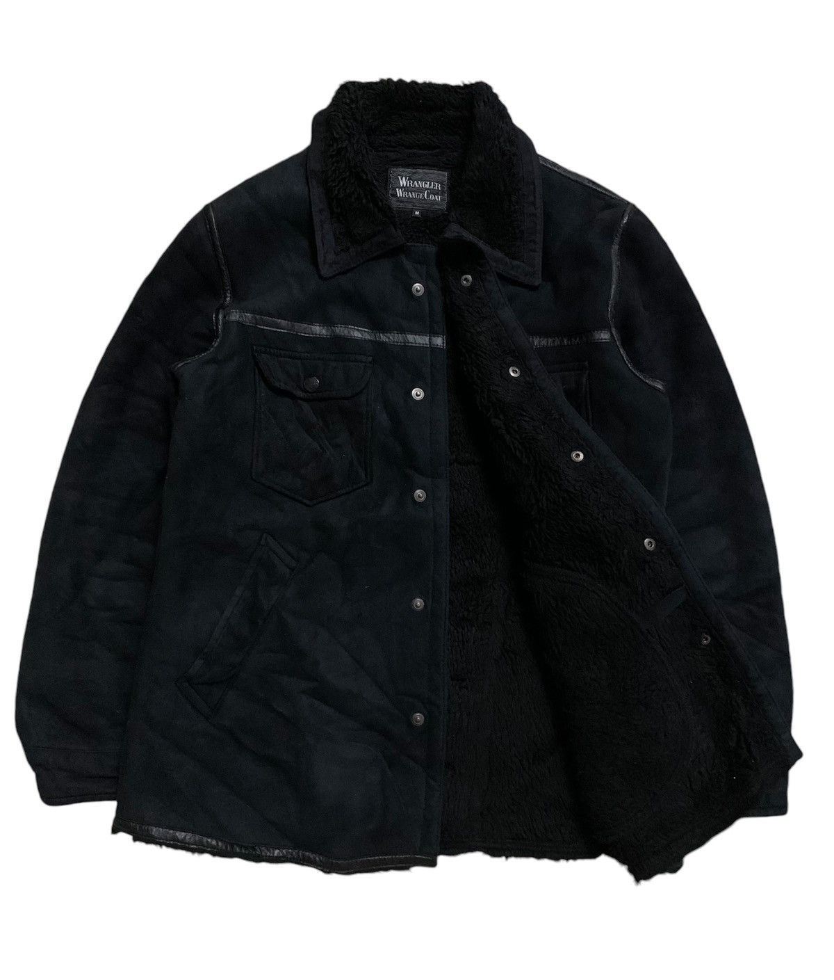 Vintage × Wrangler Vintage Wrangler Wrange Coat Fur Jacket Size US M / EU 48-50 / 2 - 1 Thumbnail