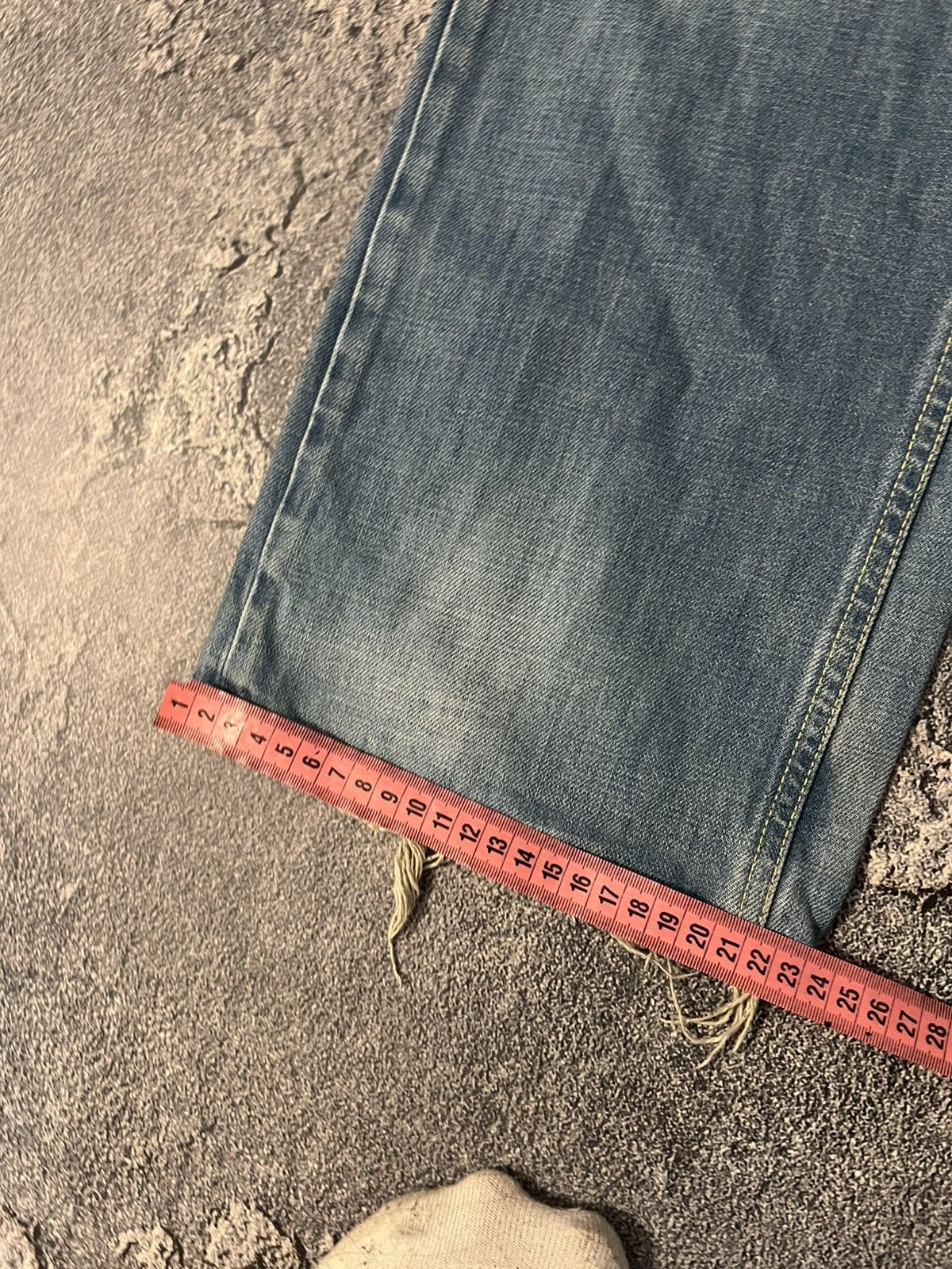 Japanese Brand Streetwear Staple Slim Destroyed Number Nine Style Size US 33 - 11 Thumbnail