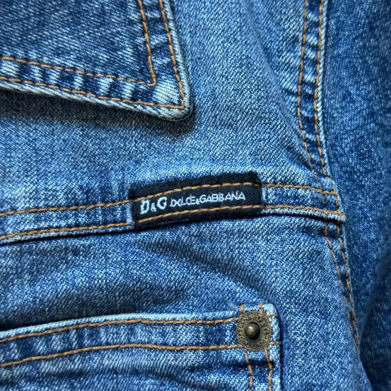 Dolce & Gabbana Dolce Gabbana Vintage Washed Retro Boho Trucker Denim Jacket Size S / US 4 / IT 40 - 9 Thumbnail