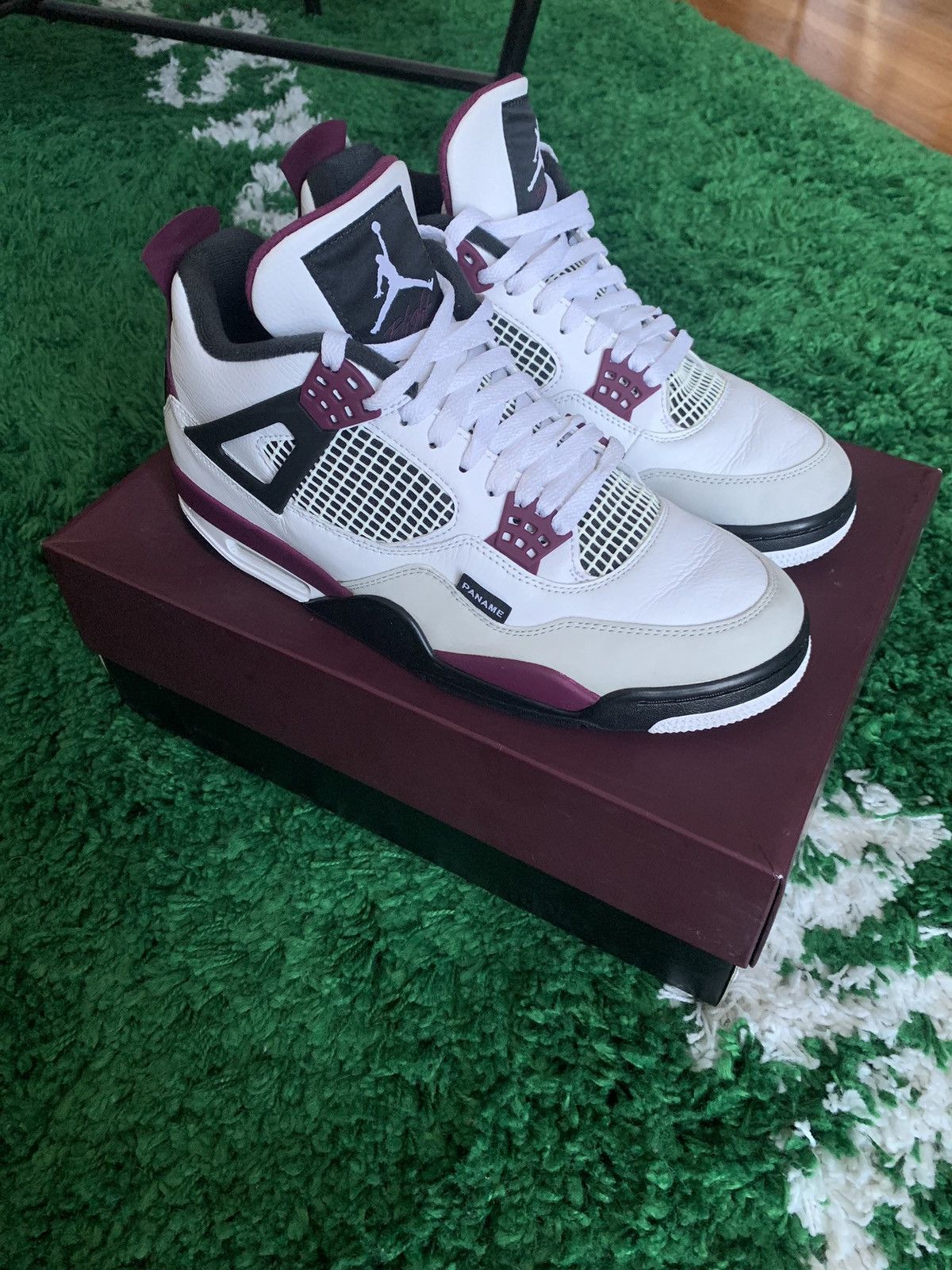 image of Jordan Brand 4 Paris Saint-Germain Psg Shoes in Bordeaux, Men's (Size 10.5)