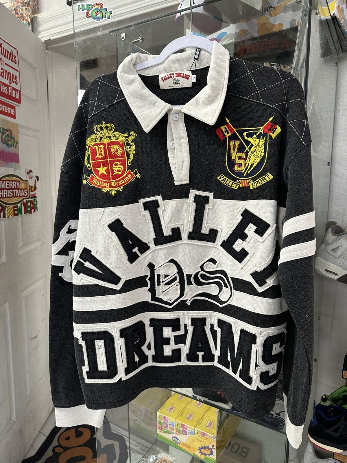 Vale ‘Rugby’ Long Sleeve (Black)