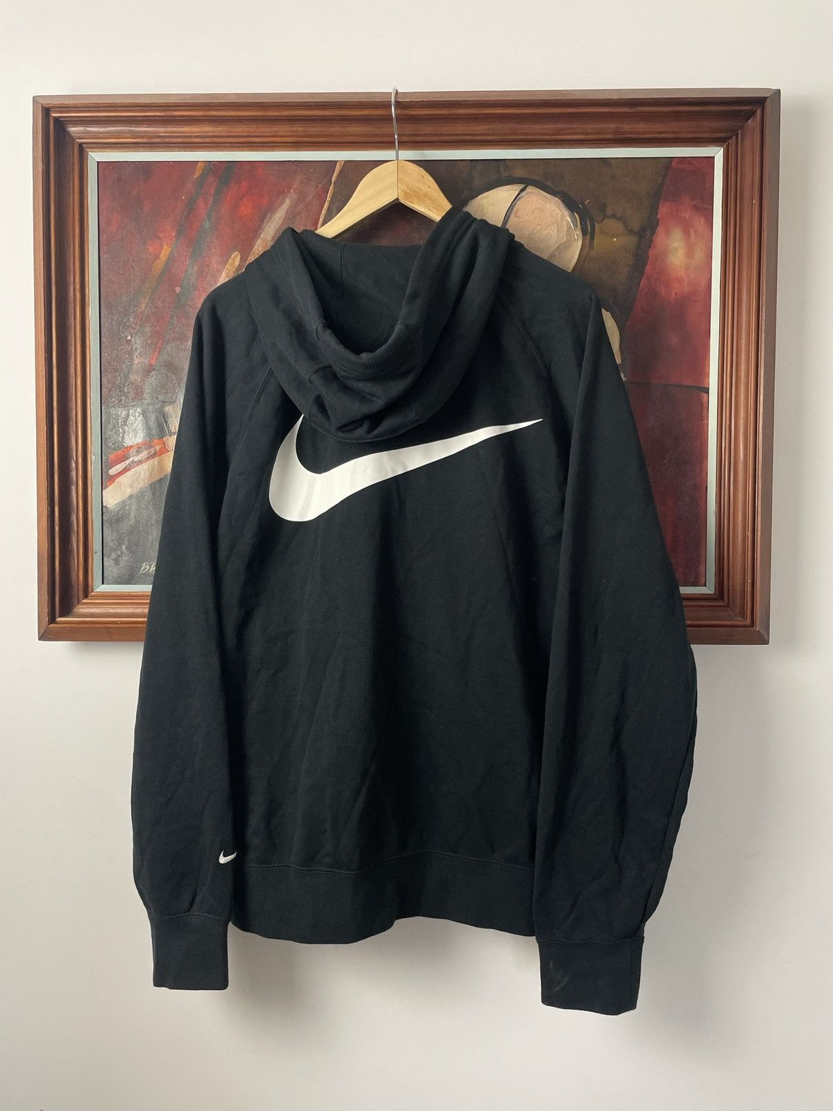 Nike Nike Zip Hoodie Double Swoosh Big Back Logo Streetwear Y2k Grailed