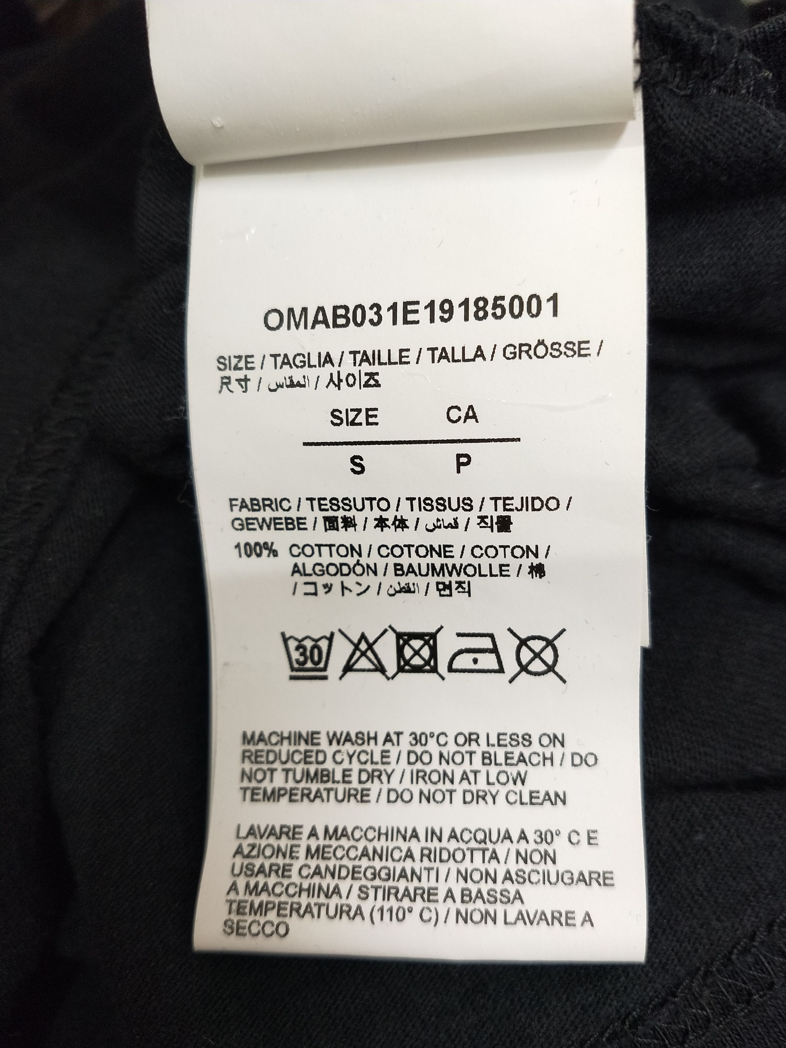 Off-White Backbone Zip Mock Neck Long Sleeve Tee Size US L / EU 52-54 / 3 - 7 Thumbnail