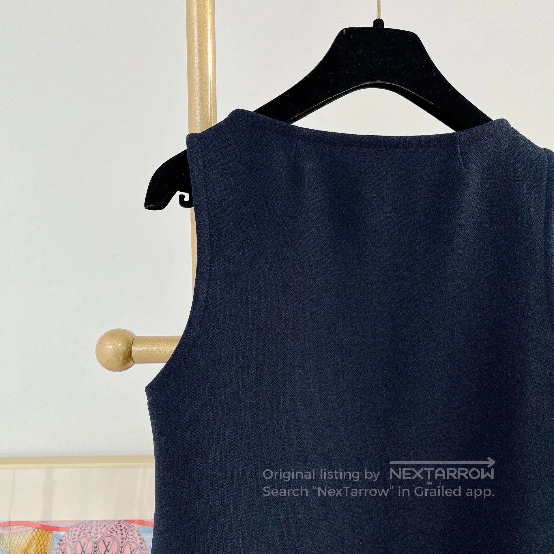 Prada Prada Navy Sleeveless Dress 38. Size S / US 4 / IT 40 - 6 Thumbnail