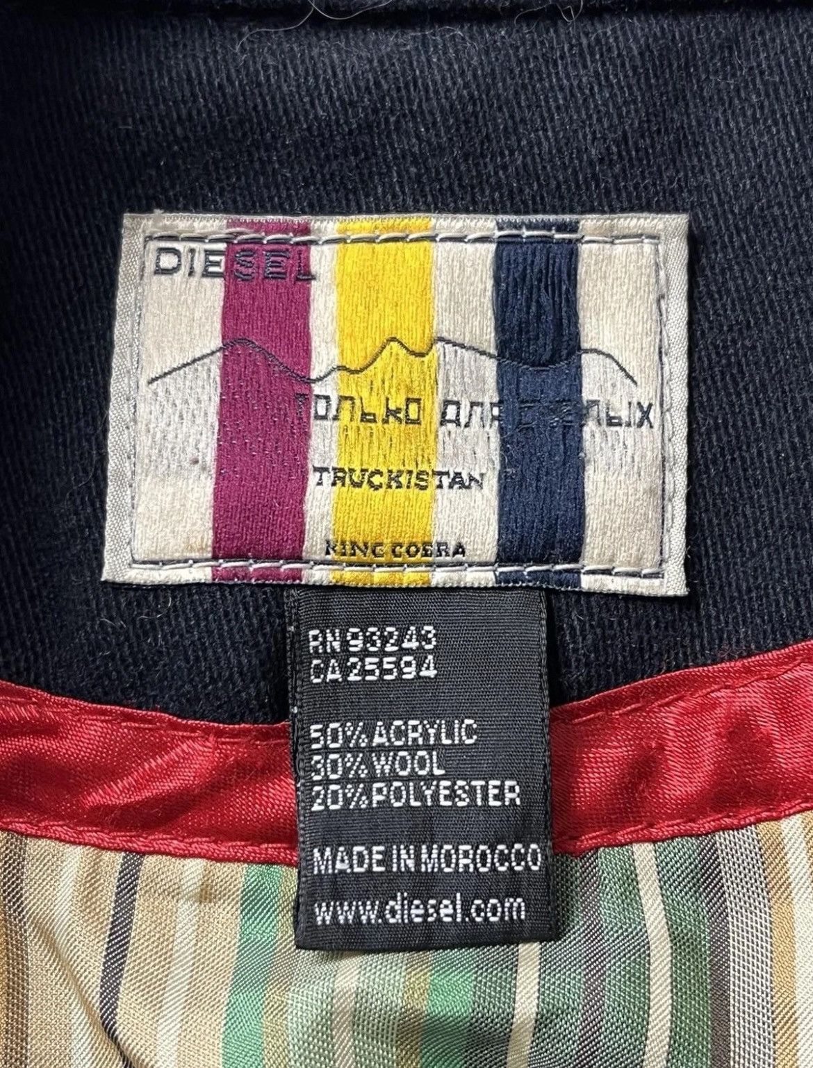 Diesel Vintage Diesel Bandits Wool Acrylic Polyester Jacket Men’s Size US S / EU 44-46 / 1 - 7 Thumbnail