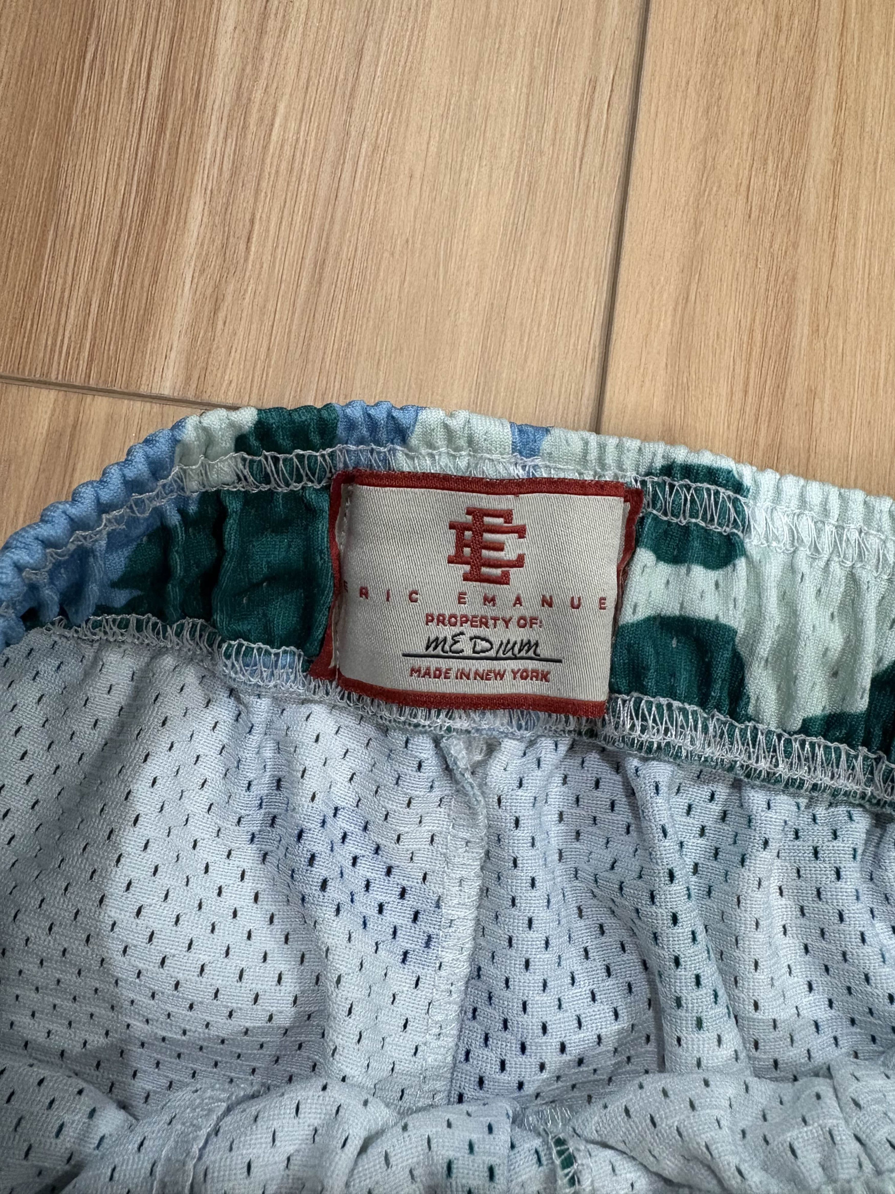 Eric Emanuel SS20 Eric Emanuel EE Basic/Core Short Blue/Green Camo Size M Size US 30 / EU 46 - 5 Thumbnail