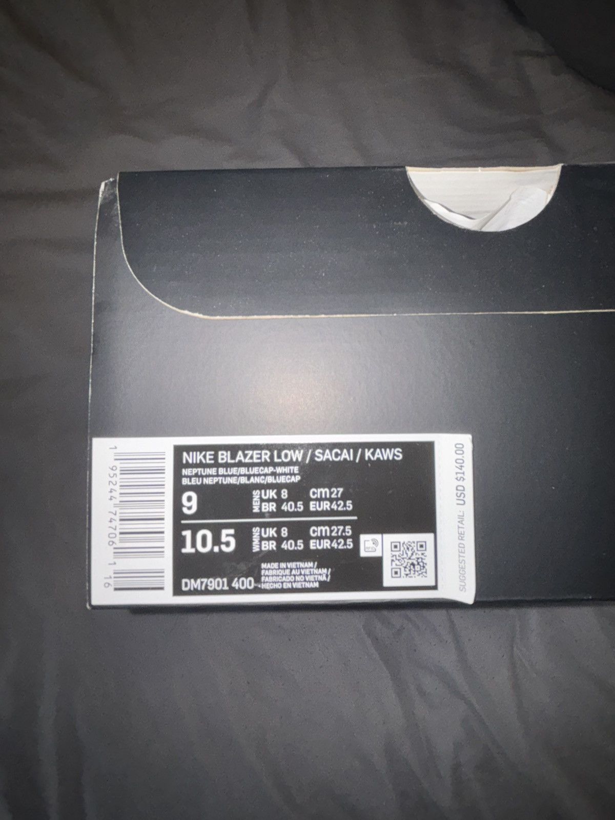 Kaws × Nike × Sacai Nike x Sacai x KAWS Blazer Low - Neptune Blue Size US 9 / EU 42 - 10 Thumbnail