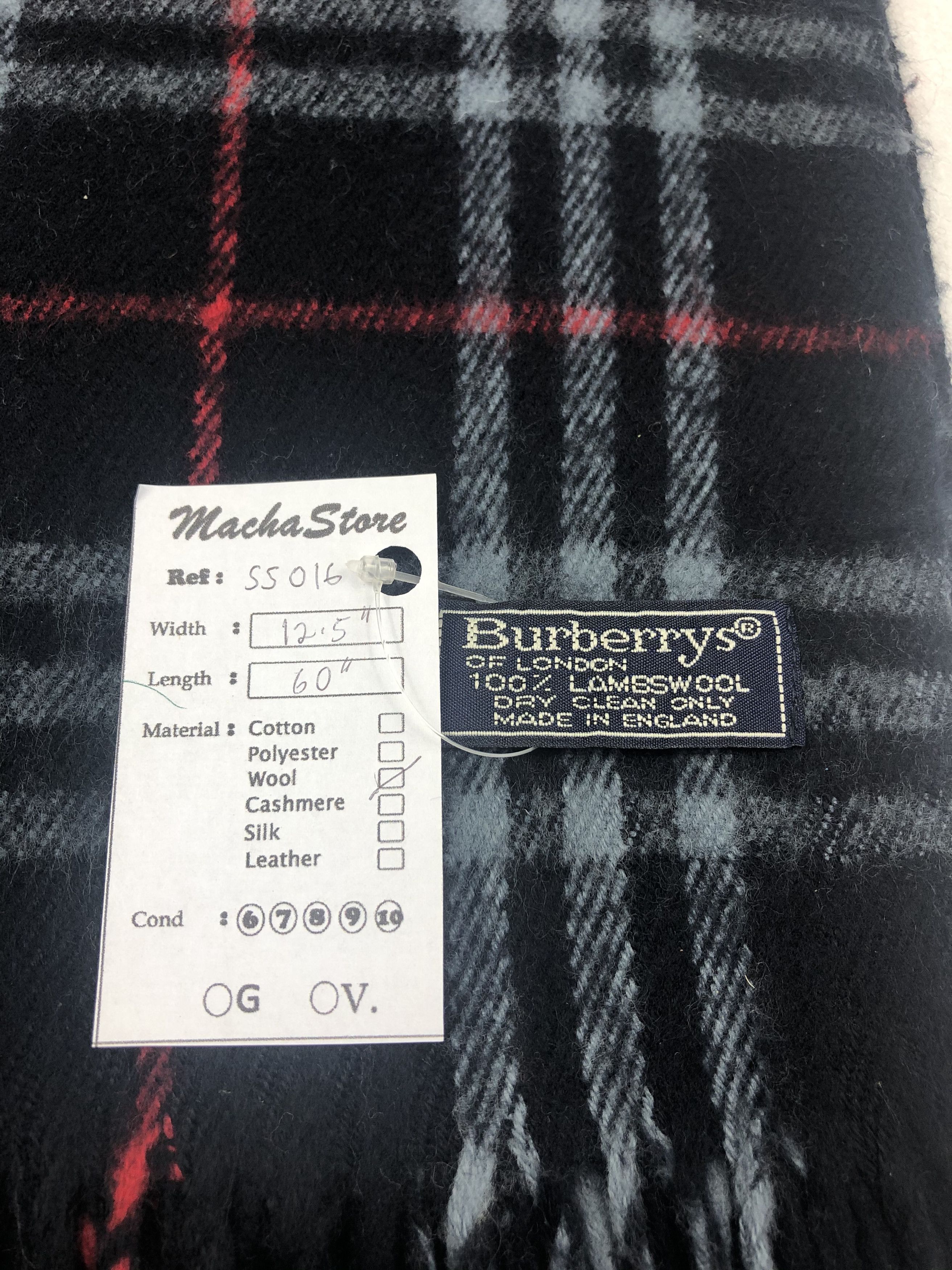 Burberry Burberry Lambswool Scarf / Muffler / Neckwear Size ONE SIZE - 5 Thumbnail