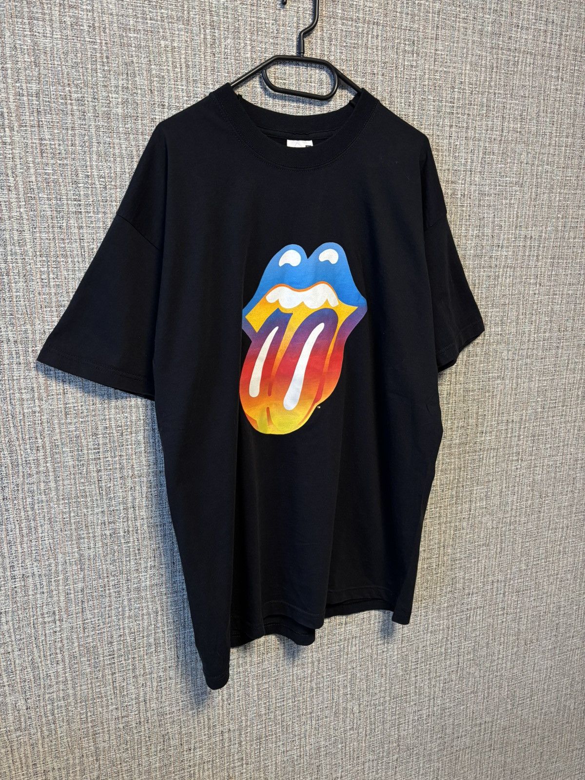 Band Tees Rolling Stones Forty Licks Black T-Shirt XL 2002 Size US XL / EU 56 / 4 - 2 Thumbnail