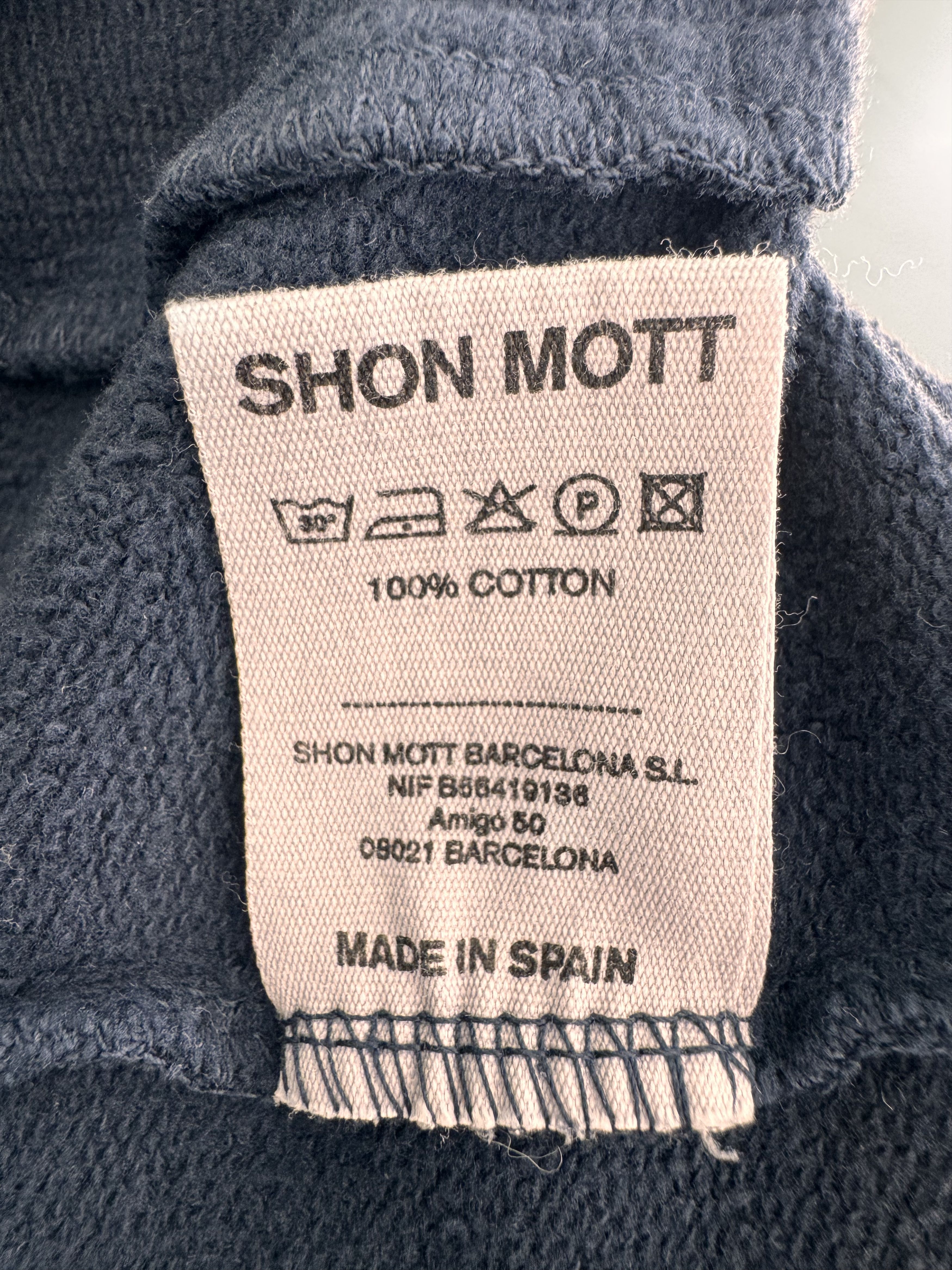 Other Shon Mott Blue Quarter-Zip Sweatshirt Size US M / EU 48-50 / 2 - 3 Thumbnail