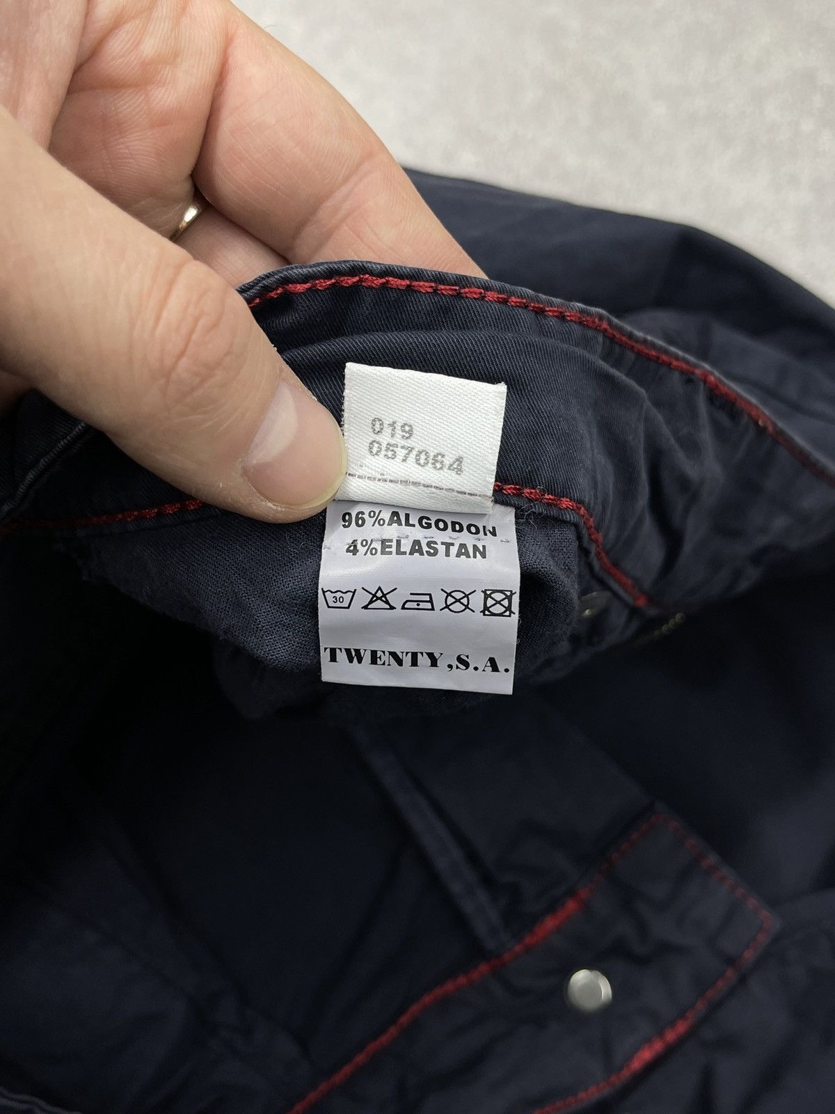 Marithe + Francois Girbaud Marithe Francois Girbaud Navy Chino Pants Trouser Size US 31 - 12 Thumbnail