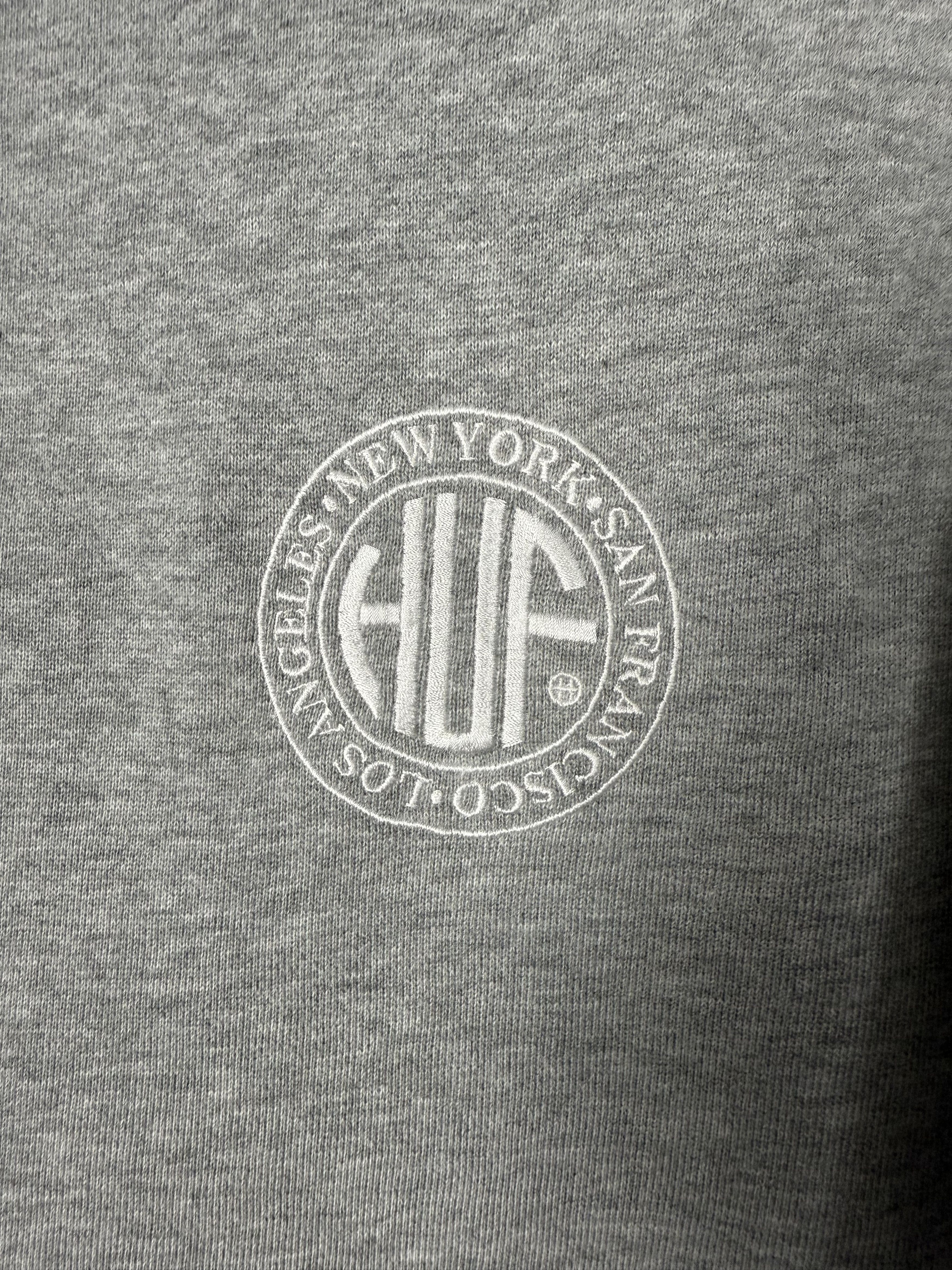 Huf HUF Half Zip Sweatshirt Crewneck Size US XL / EU 56 / 4 - 3 Thumbnail