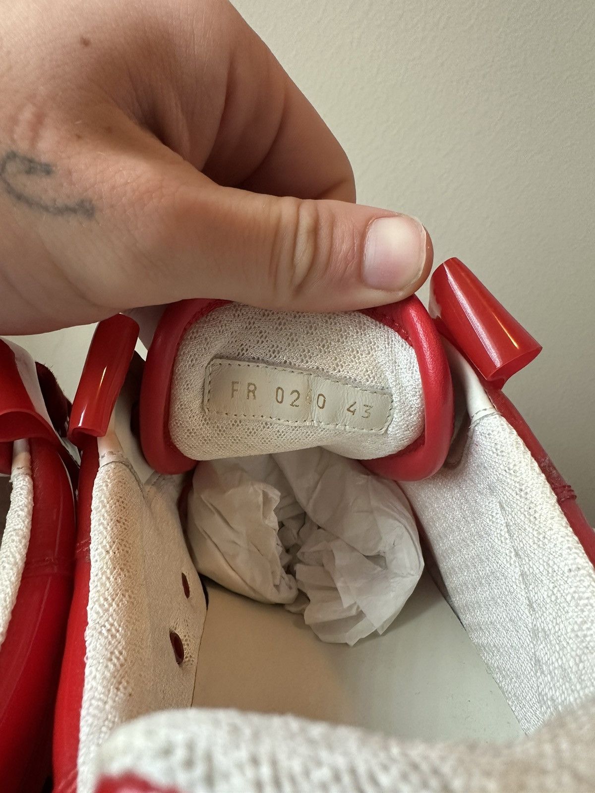 Givenchy Givenchy Wing Low Sneaker Red Size US 10 / EU 43 - 6 Thumbnail