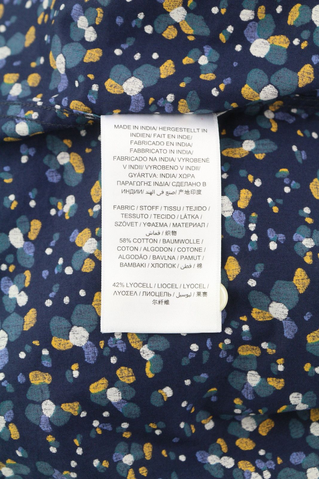 Gant LURE FLORAL EU34 Blue Colourful Button-Up Shirt 85148 Size XS / US 0-2 / IT 36-38 - 8 Thumbnail