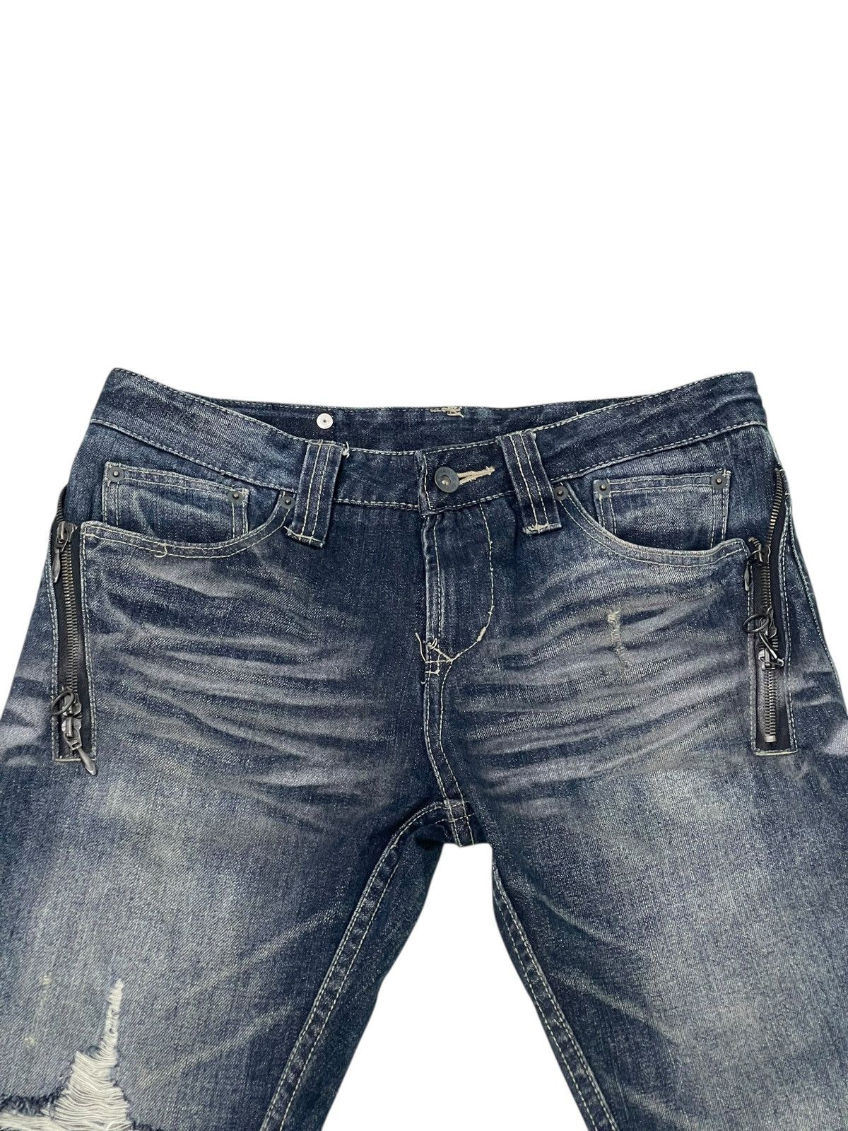 Le Grande Bleu (L.G.B.) Flare Jeans Semantic Design Chrome Dior Erd cdg amiri 2🟦9 Size US 31 - 8 Thumbnail