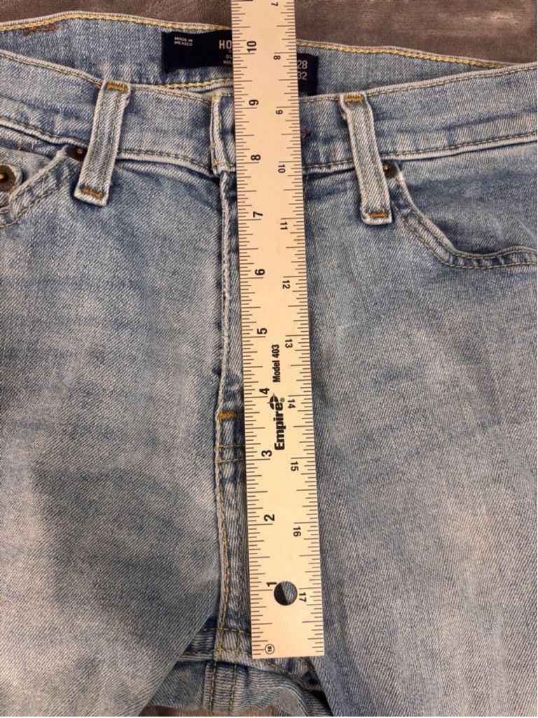 Hollister Hollister Men's Jeans, W28 L32, Light Blue Size US 28 / EU 44 - 4 Thumbnail