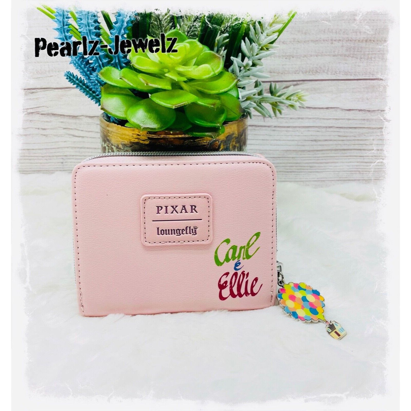 Disney Loungefly Disney Pixar Up Carl & Ellie Picnic Clouds Pink Mi Size ONE SIZE - 2 Thumbnail