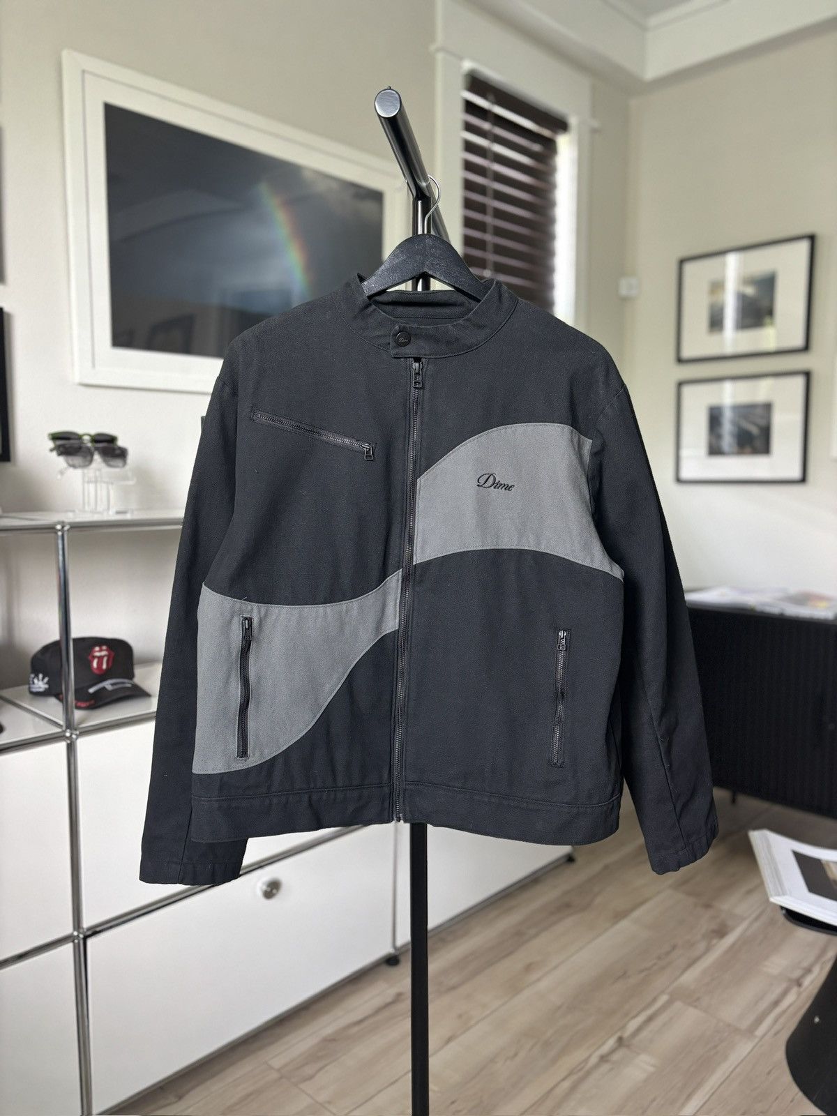 Dime DIME WAVE LOGO BIKER ZIP JACKET Size US M / EU 48-50 / 2 - 3 Thumbnail