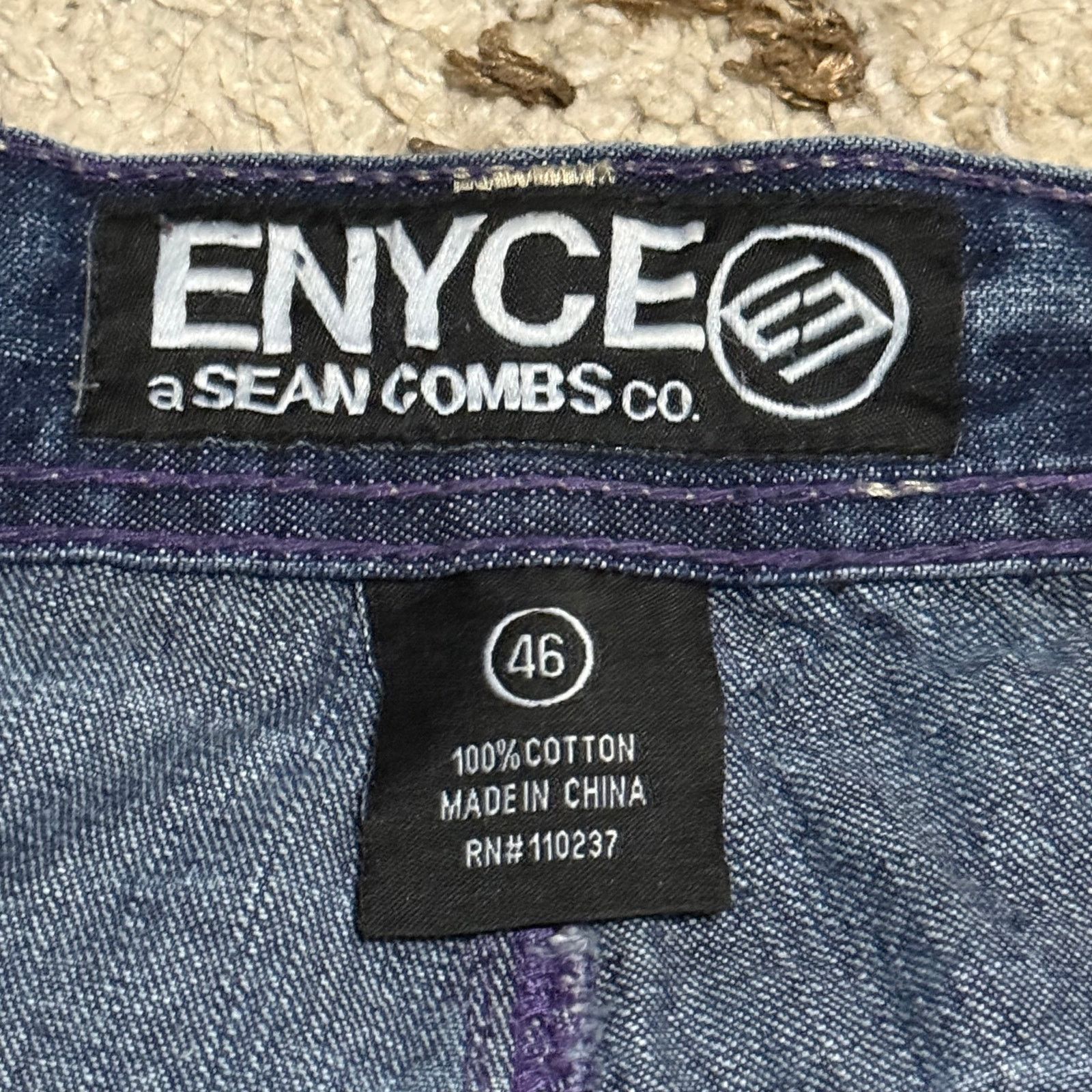 Enyce Vintage Enyce Baggy Wide Leg Jeans Size 42x29 Y2K Size US 42 / EU 58 - 6 Thumbnail