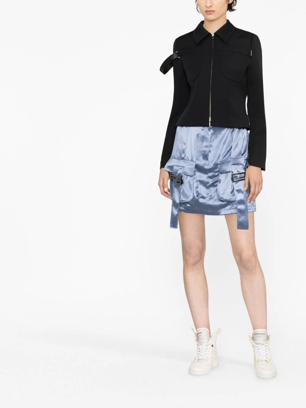 Fendi o1loc1c0824 Skirt in Blue Size 30" / US 8 / IT 44 - 4 Thumbnail
