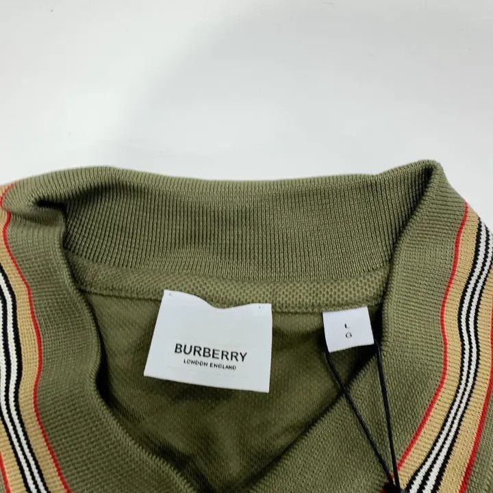 Burberry Burberry Burberry Men's Logo Stripe Polo Shirt-2507 Size US L / EU 52-54 / 3 - 9 Thumbnail
