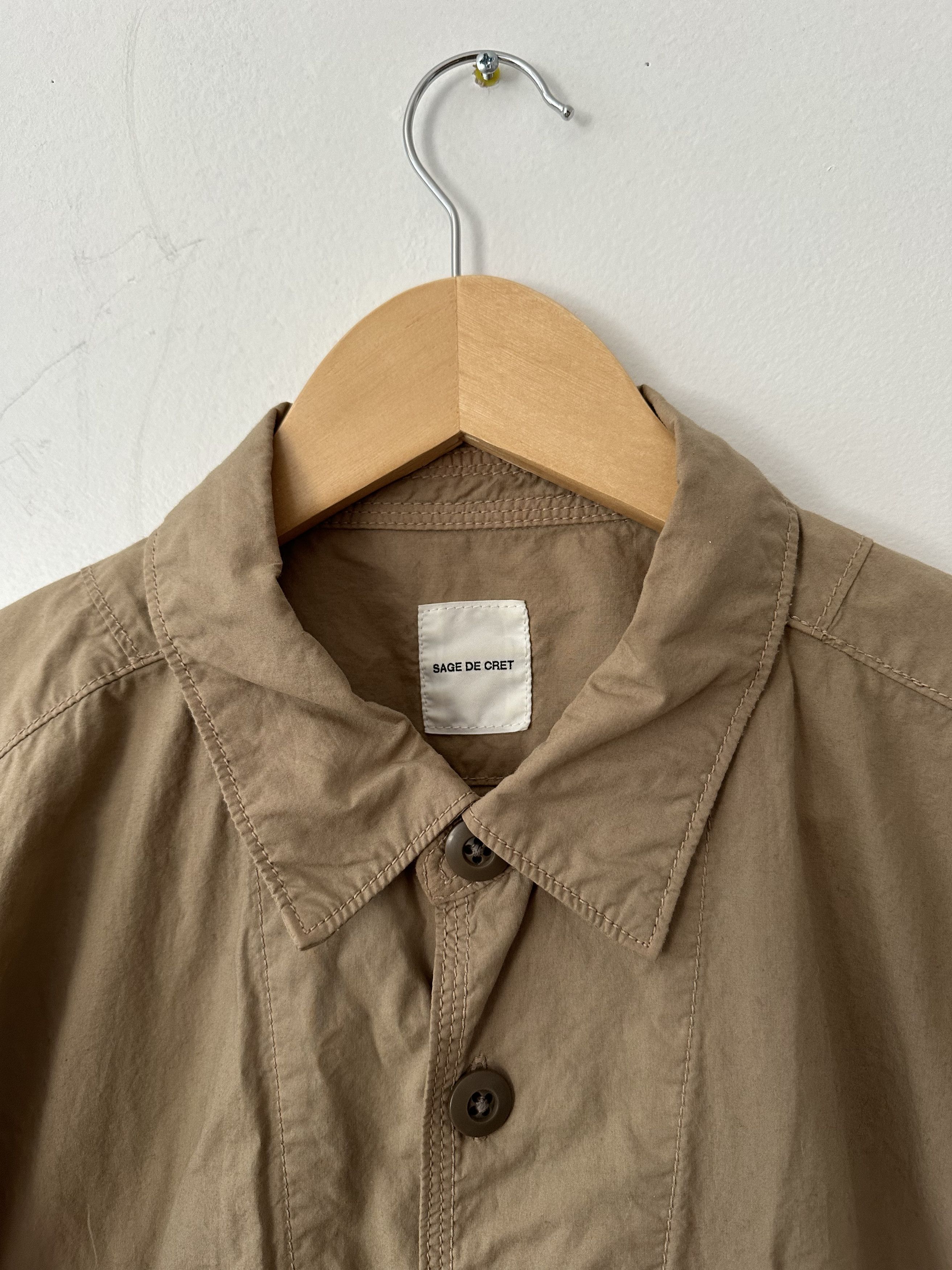 Sage De Cret Button up shirt with side pockets Size US M / EU 48-50 / 2 - 3 Thumbnail