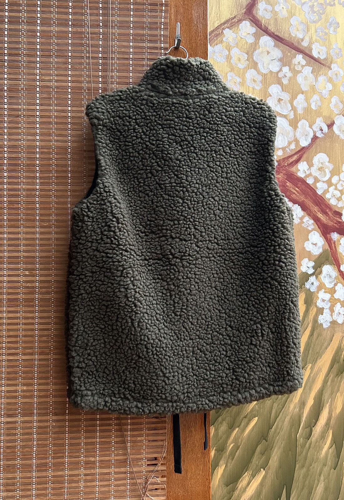 Aspesi Aspesi Army Green Wool Blend Fleece Fuzzy Vest Gilet Sz XL Size US XL / EU 56 / 4 - 2 Thumbnail