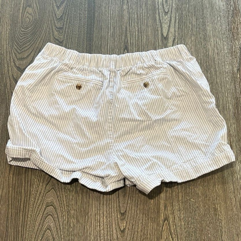 Old Navy Old Navy Everyday Shorts High Rise Stripe Blue White Size L Size 29" - 8 Thumbnail