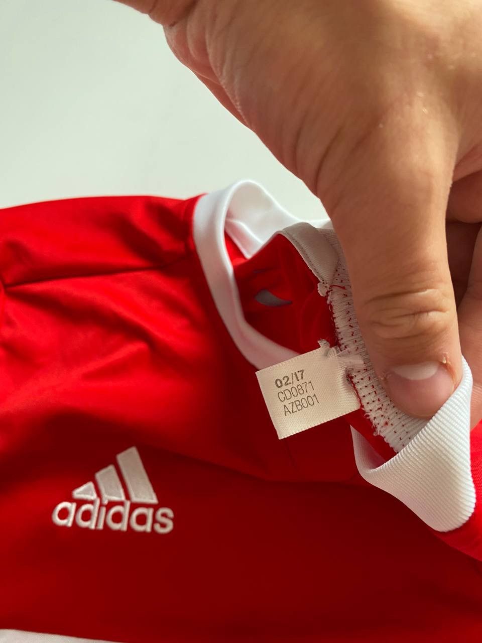 Adidas 2017 FC Middlesbrough England Adidas Home Soccer Jersey Size US S / EU 44-46 / 1 - 4 Thumbnail