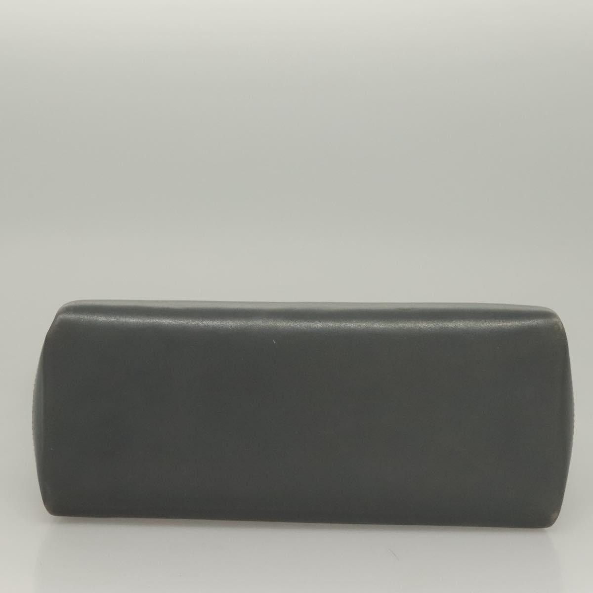 Gucci GUCCI Hand Bag Leather Gray Silver Size ONE SIZE - 9 Thumbnail